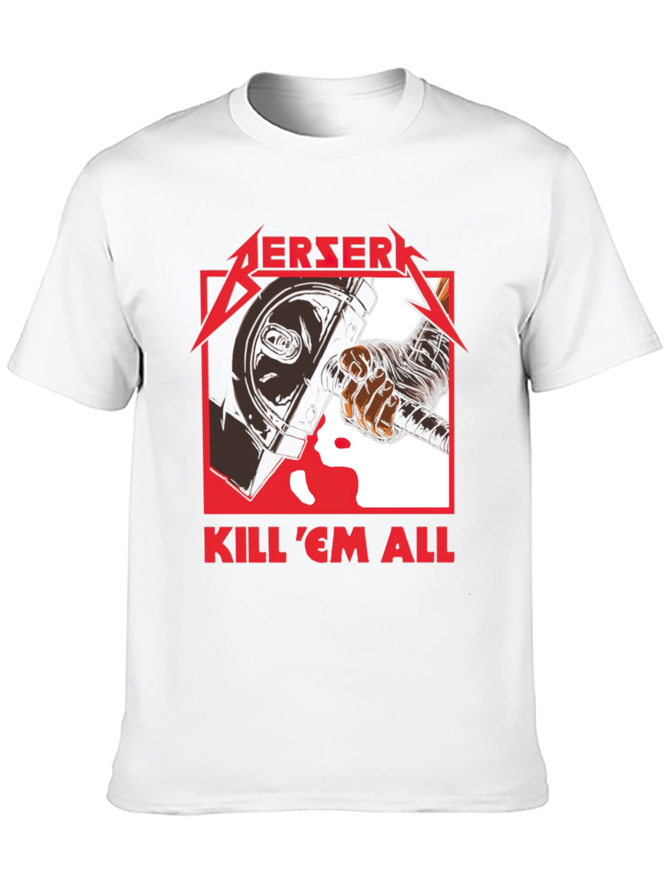 Berserk Kill Em All Graphic T-Shirt