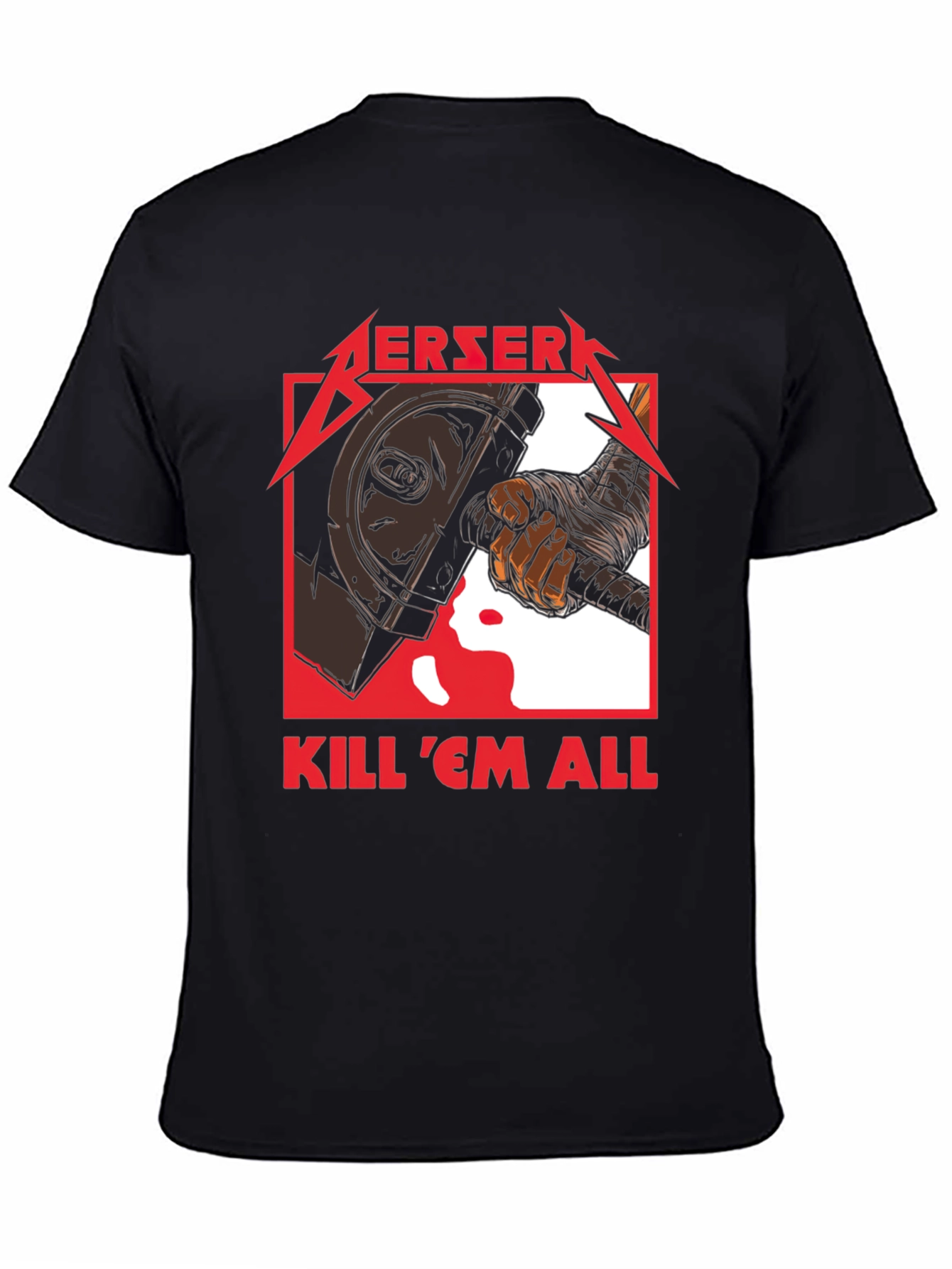 Berserk Kill Em All Graphic T-Shirt