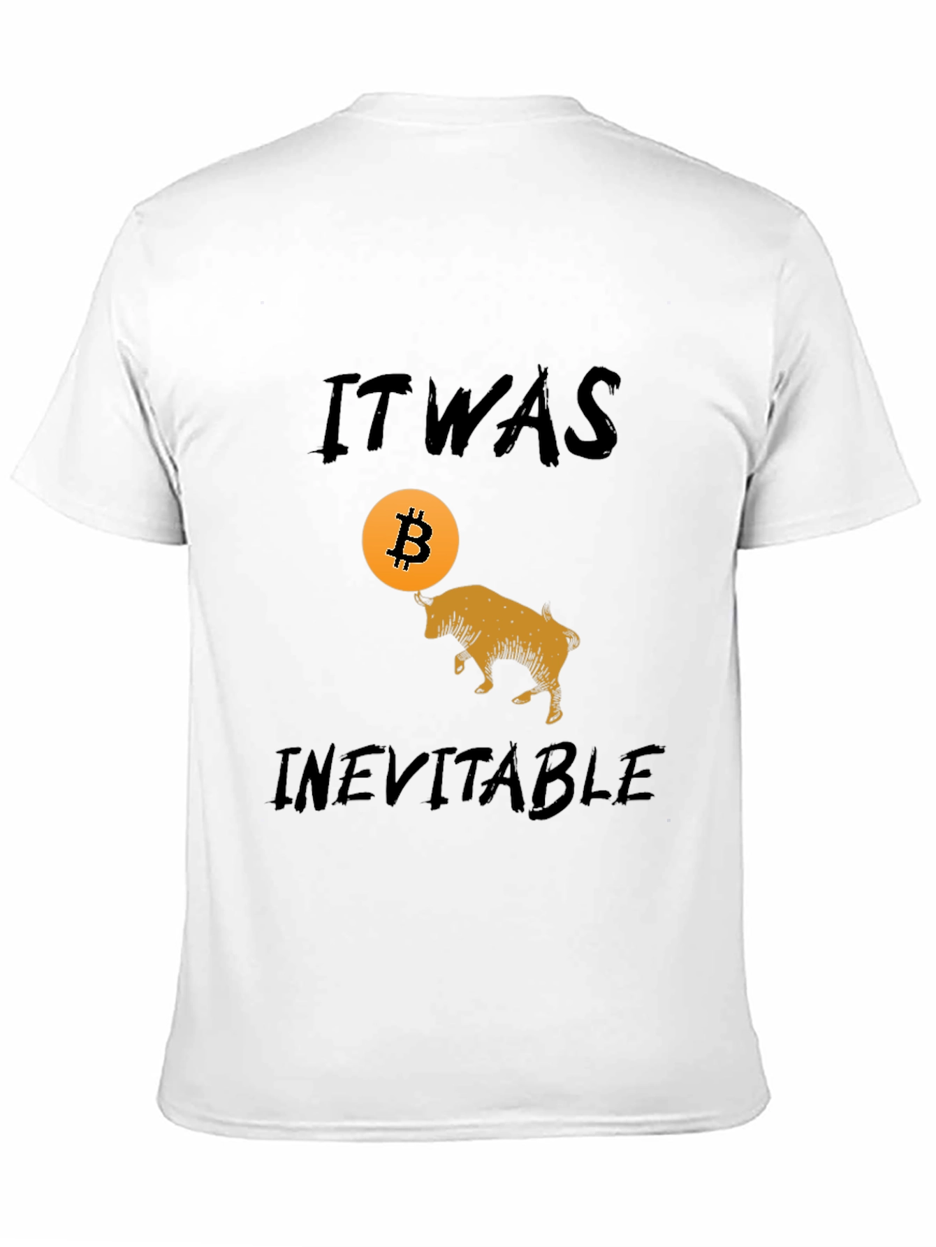 Bitcoin Bull Run Black T-Shirt - Inevitable Crypto Tee