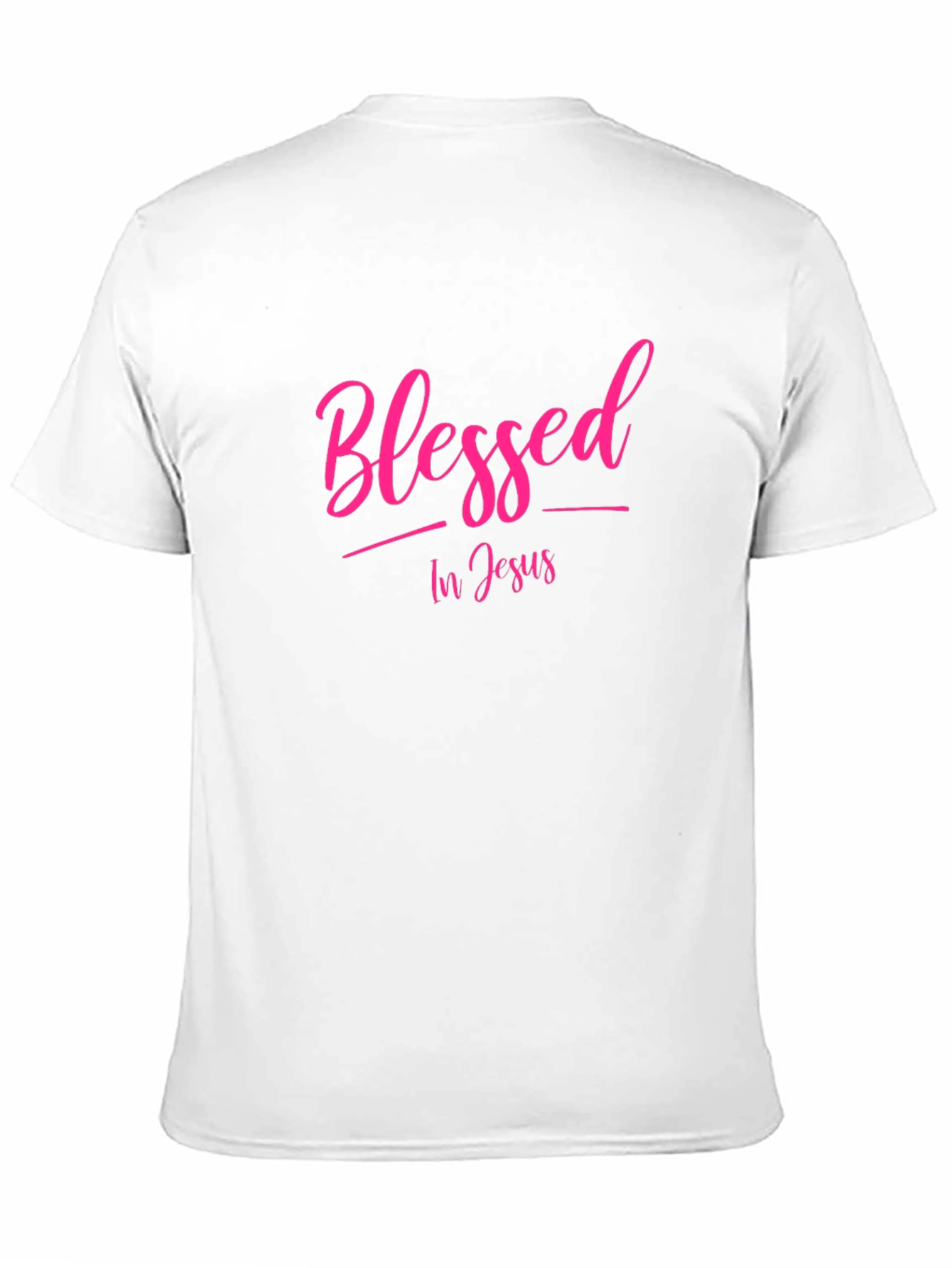 Blessed In Jesus Black T-Shirt
