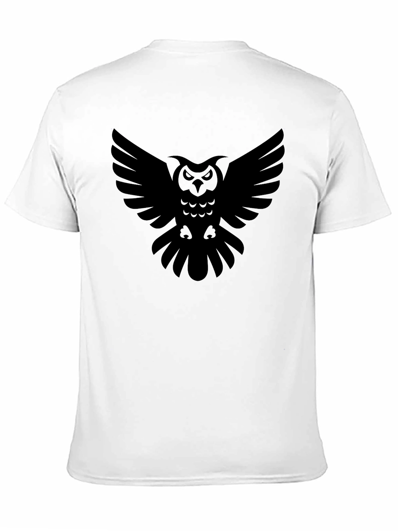 Black Owl Graphic Tee - Stylish Mens T-Shirt