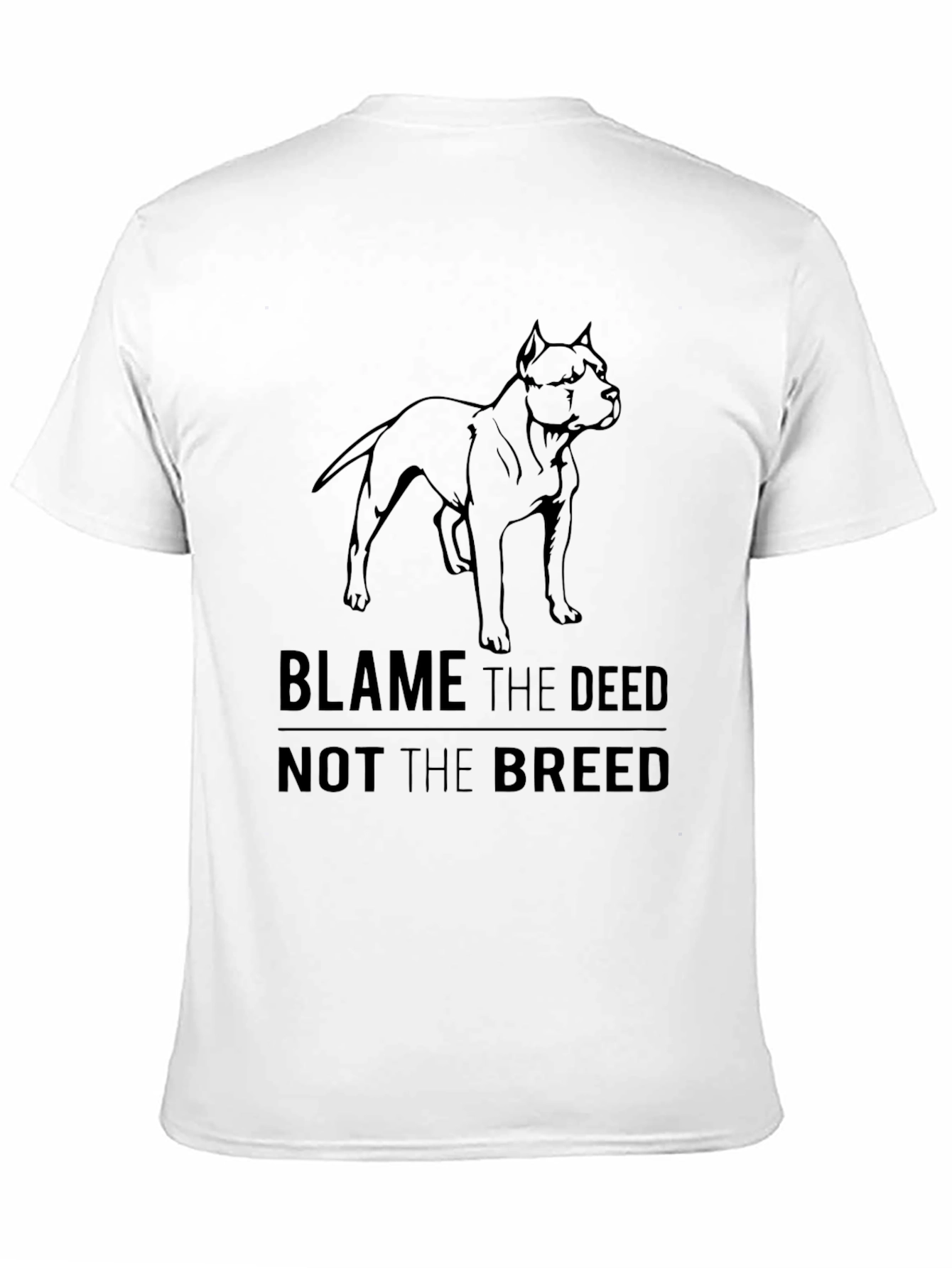 Blame the Deed Not the Breed - Graphic Tee