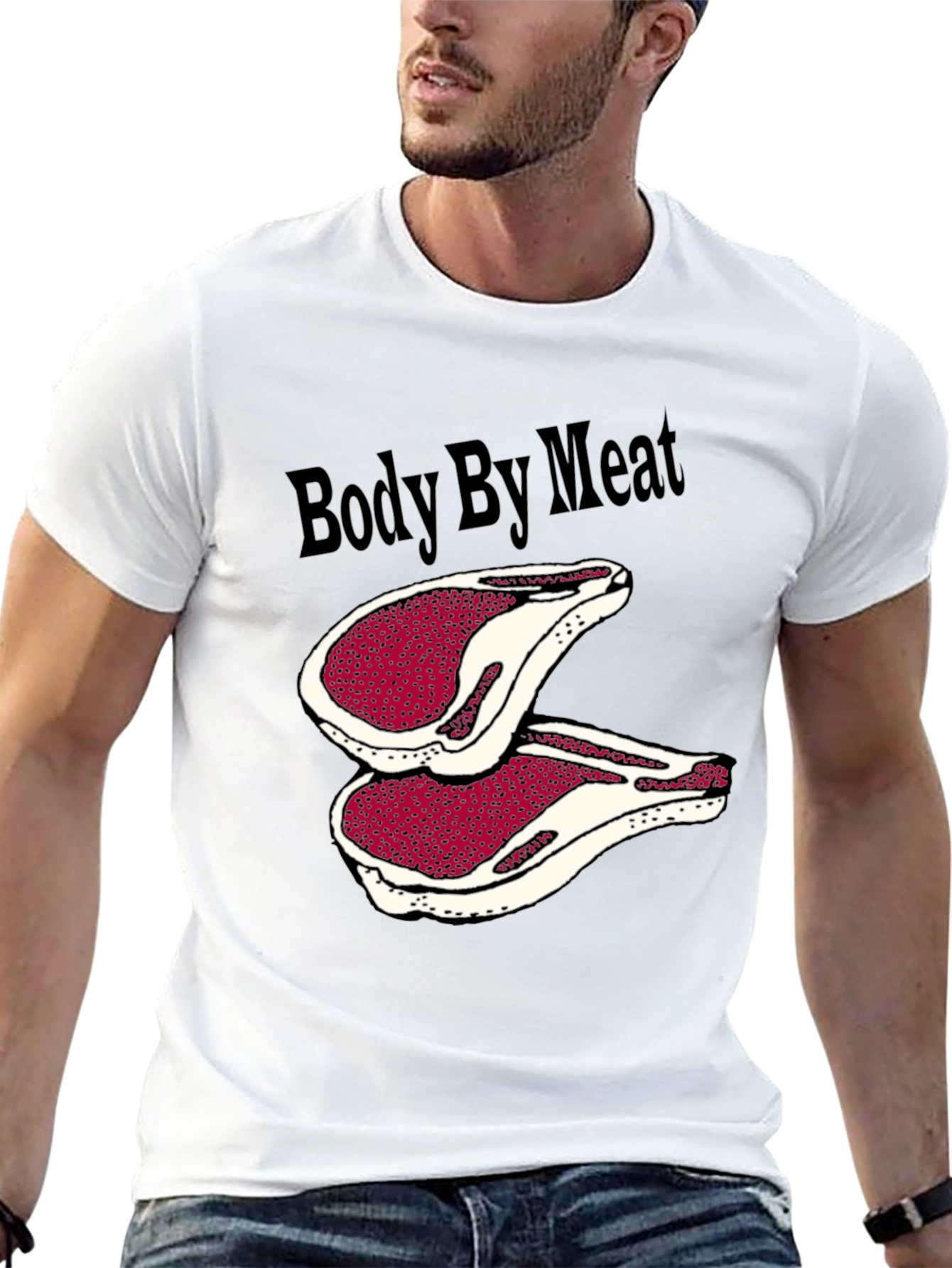 Body By Meat T-Shirt Graphic Tee