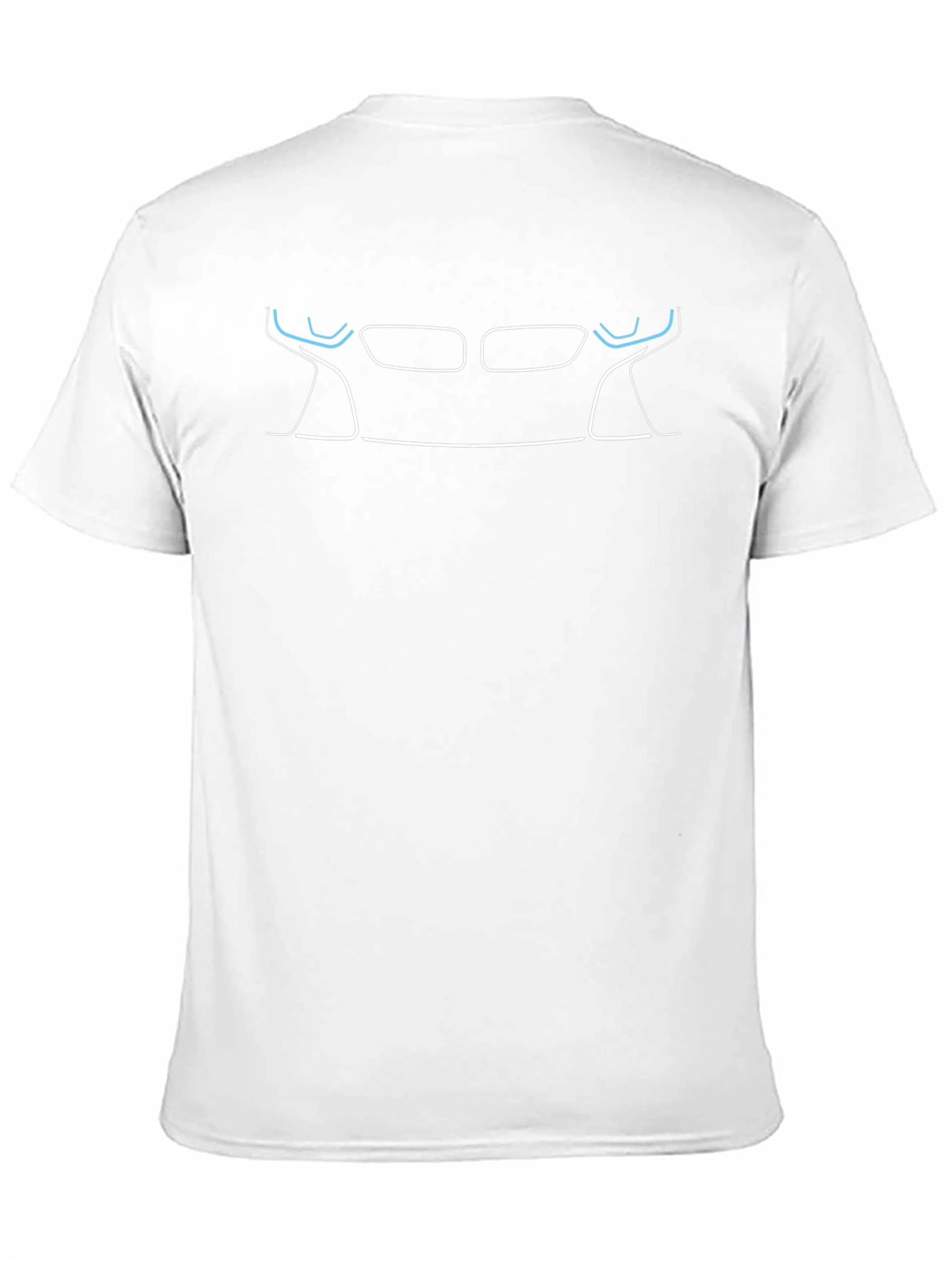 BMW i8 Front Silhouette Black T-Shirt