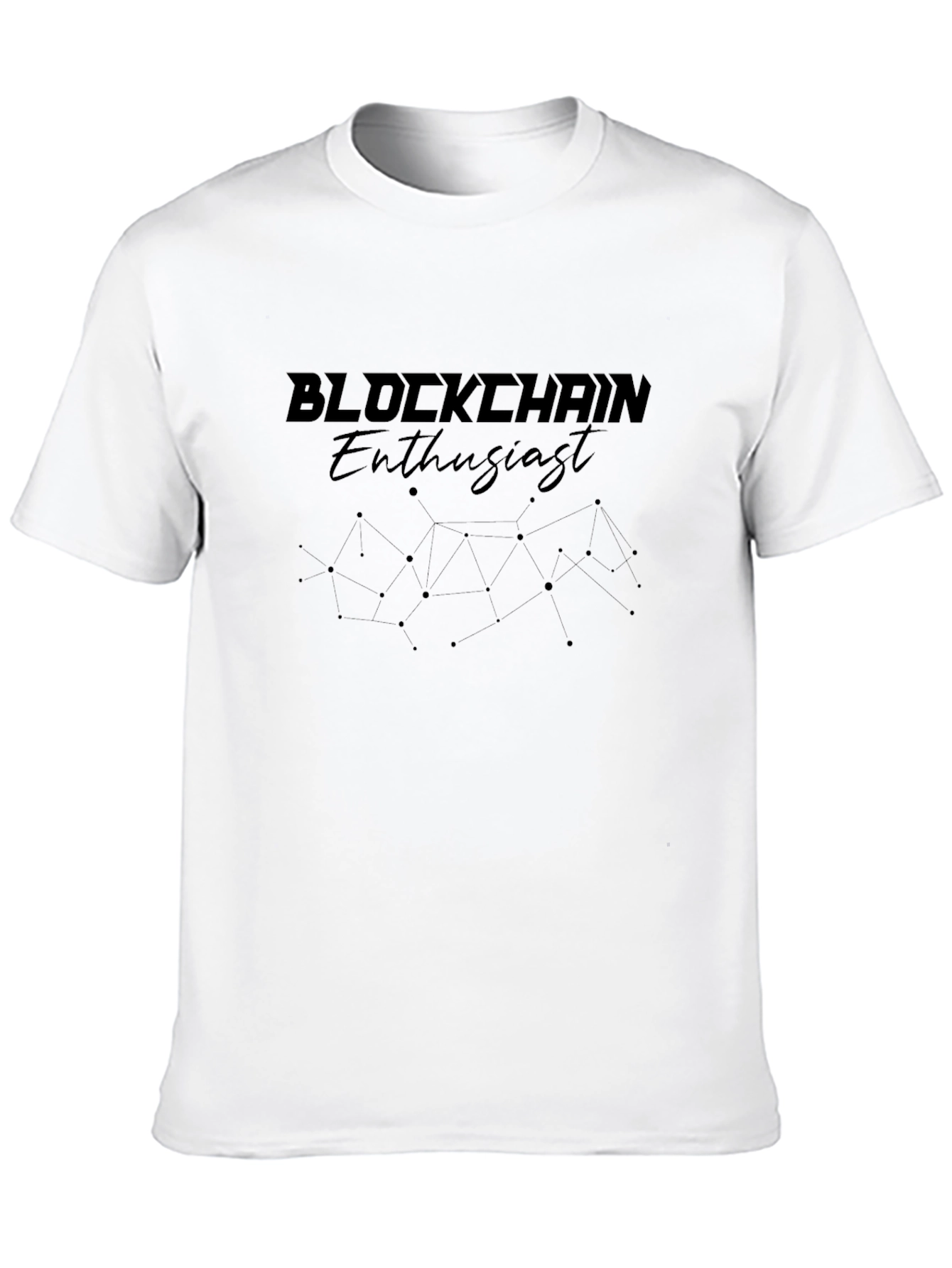 Blockchain Enthusiast Black T-Shirt
