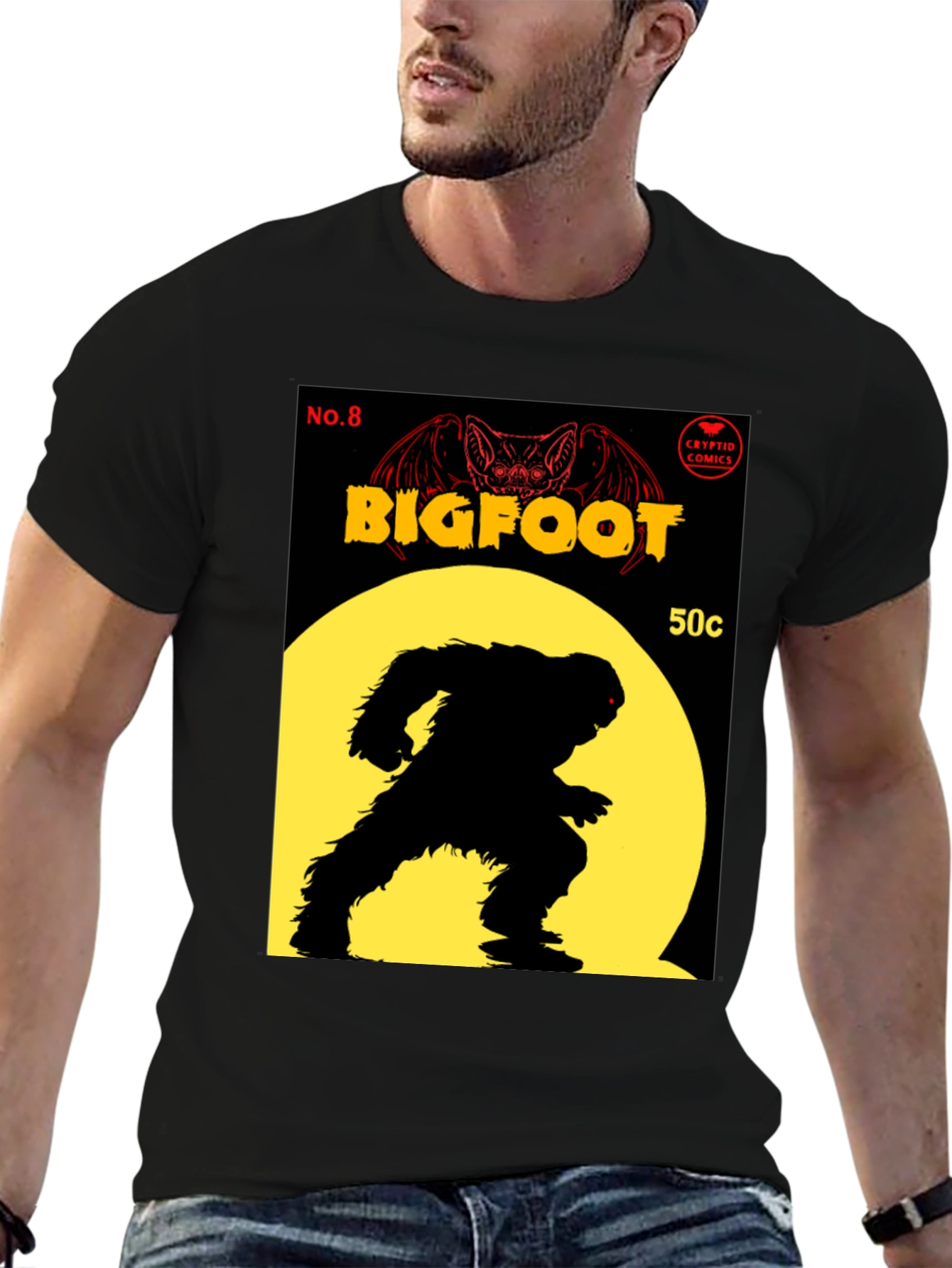 Bigfoot Comic Book Cover T-Shirt