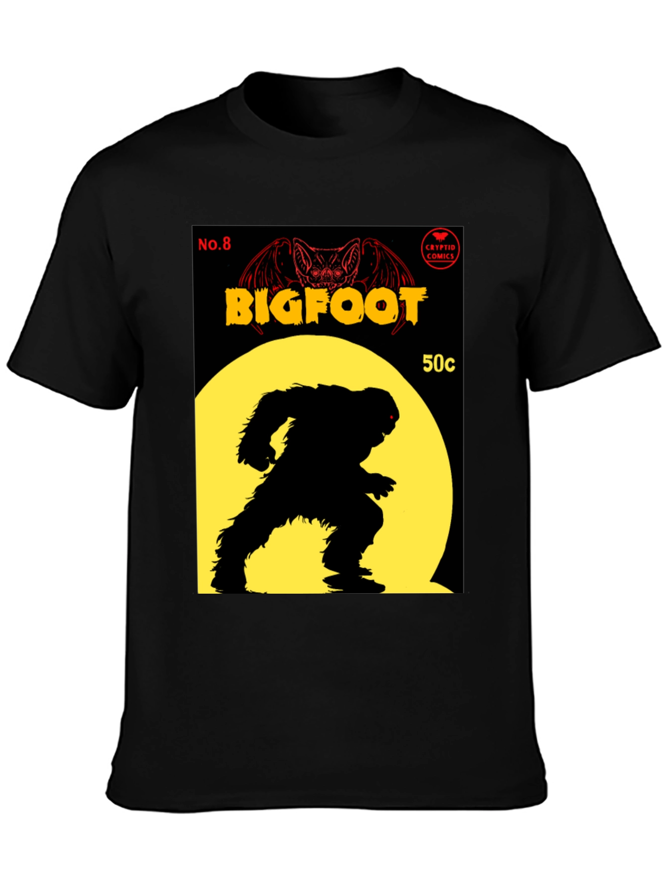 Bigfoot Comic Book Cover T-Shirt
