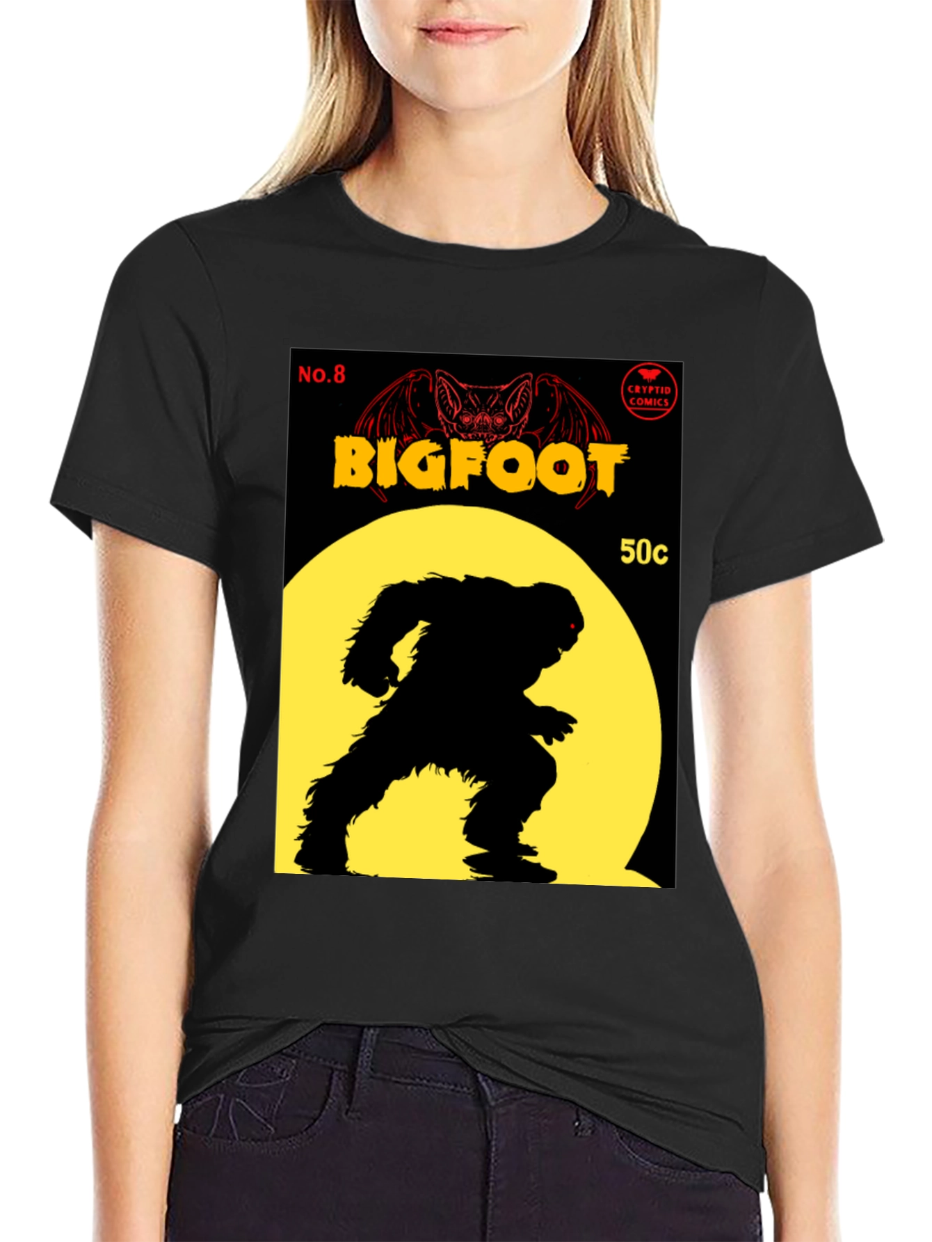 Bigfoot Comic Book Cover T-Shirt