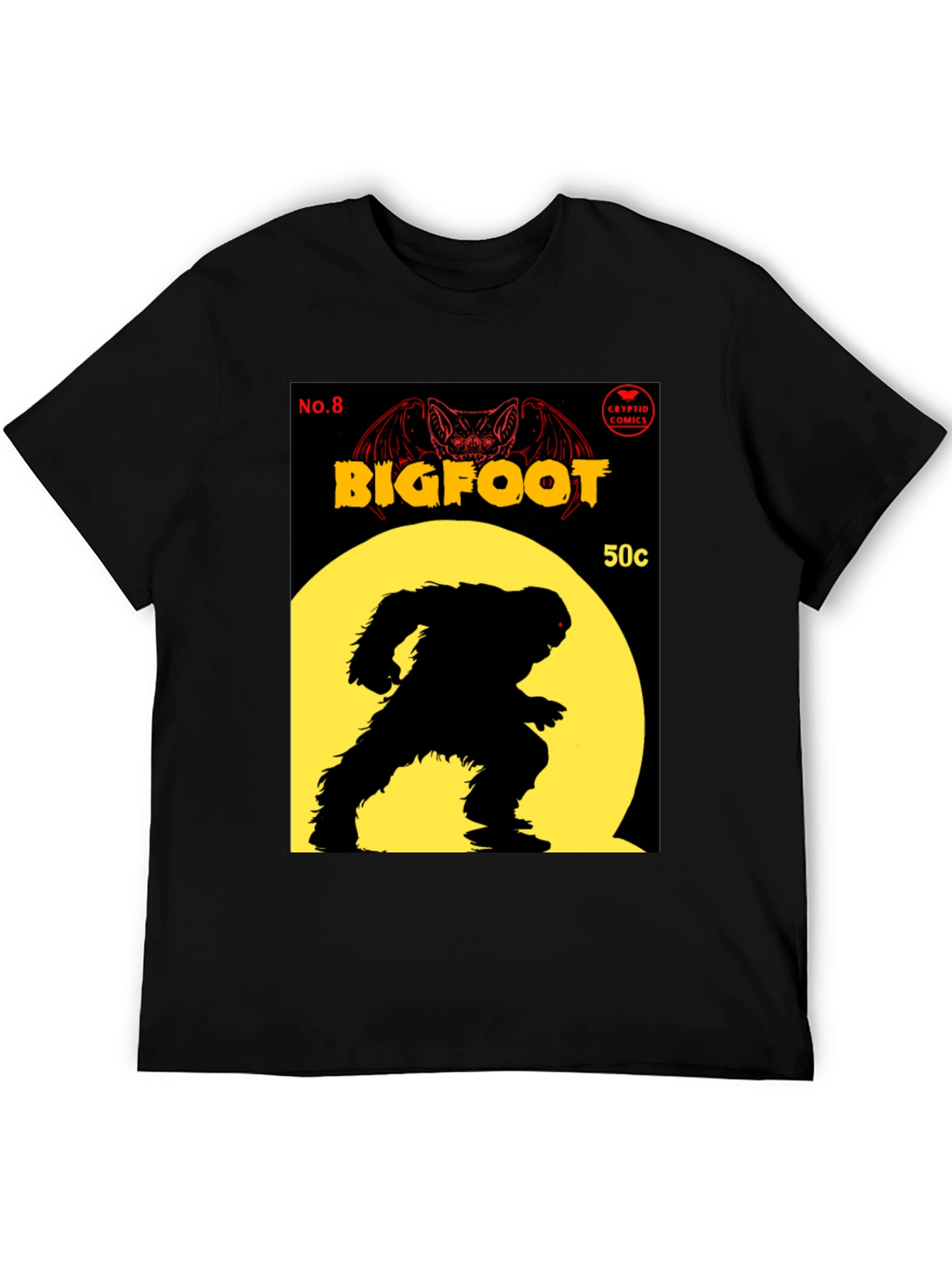 Bigfoot Comic Book Cover T-Shirt