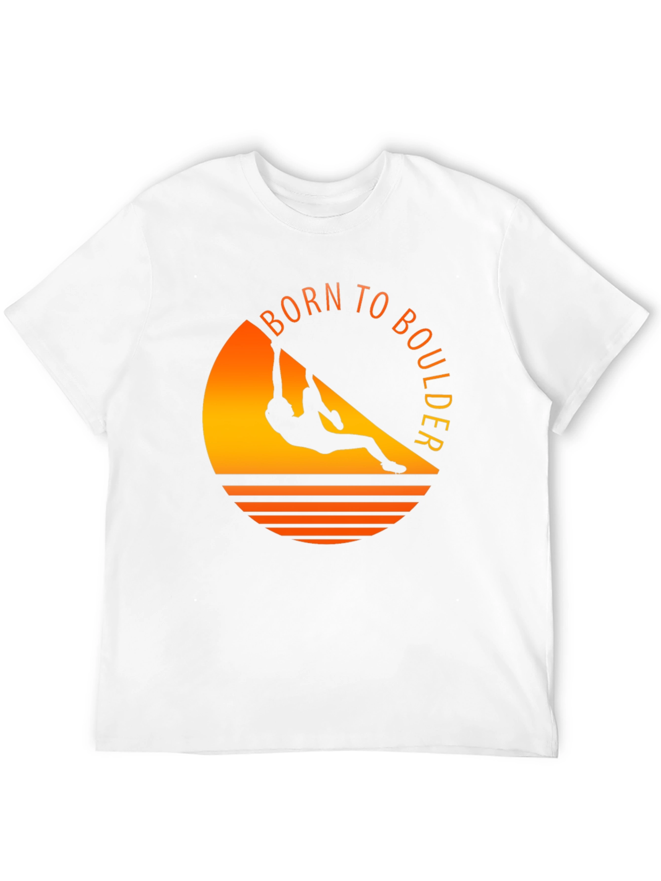 Born to Boulder Graphic Tee - Rock Climbing T-Shirt