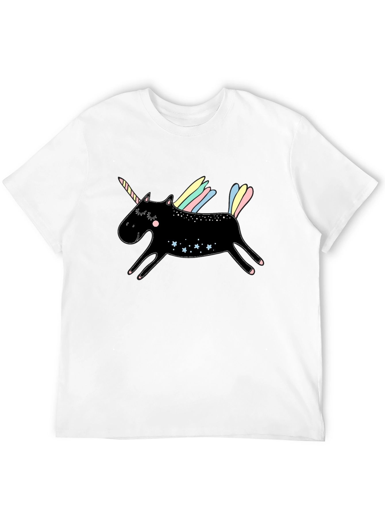 Black Unicorn Graphic T-Shirt