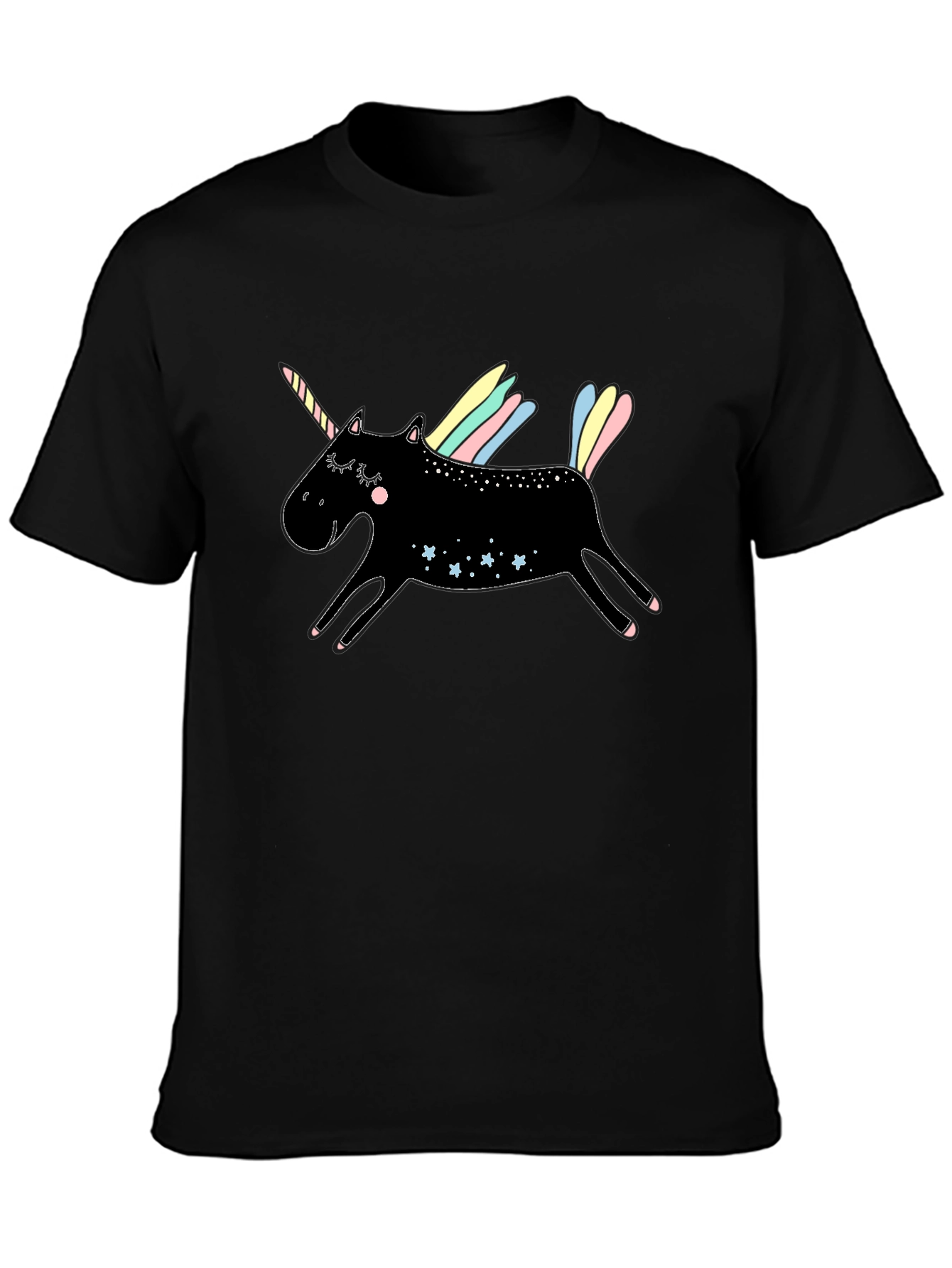 Black Unicorn Graphic T-Shirt