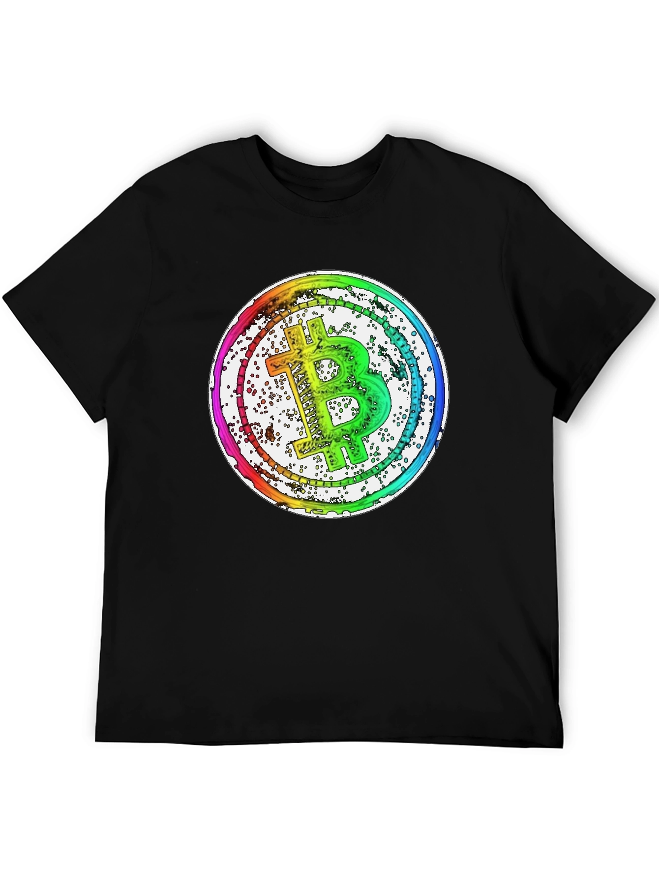 Bitcoin Rainbow Graphic T-Shirt