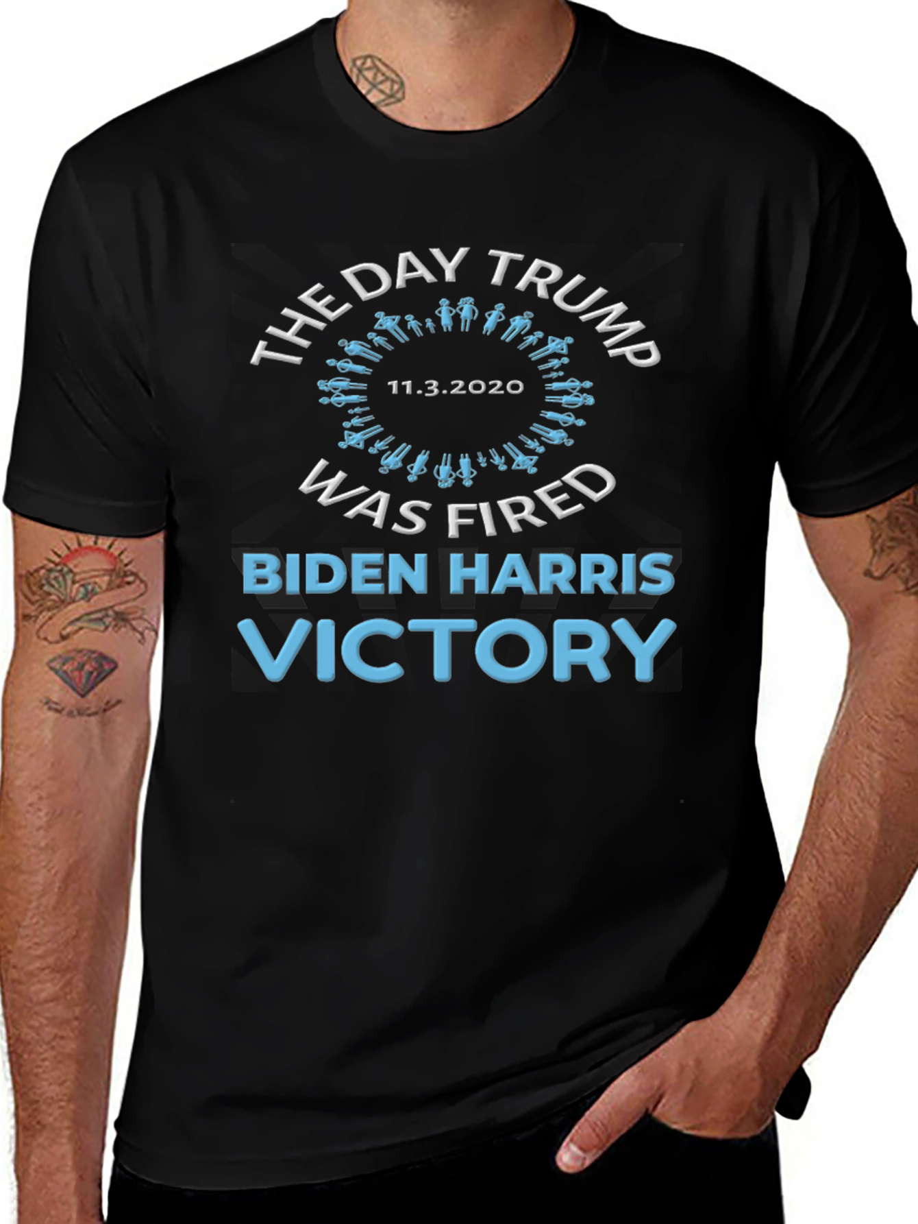 Biden Harris Victory T-Shirt: Trump Was Fired