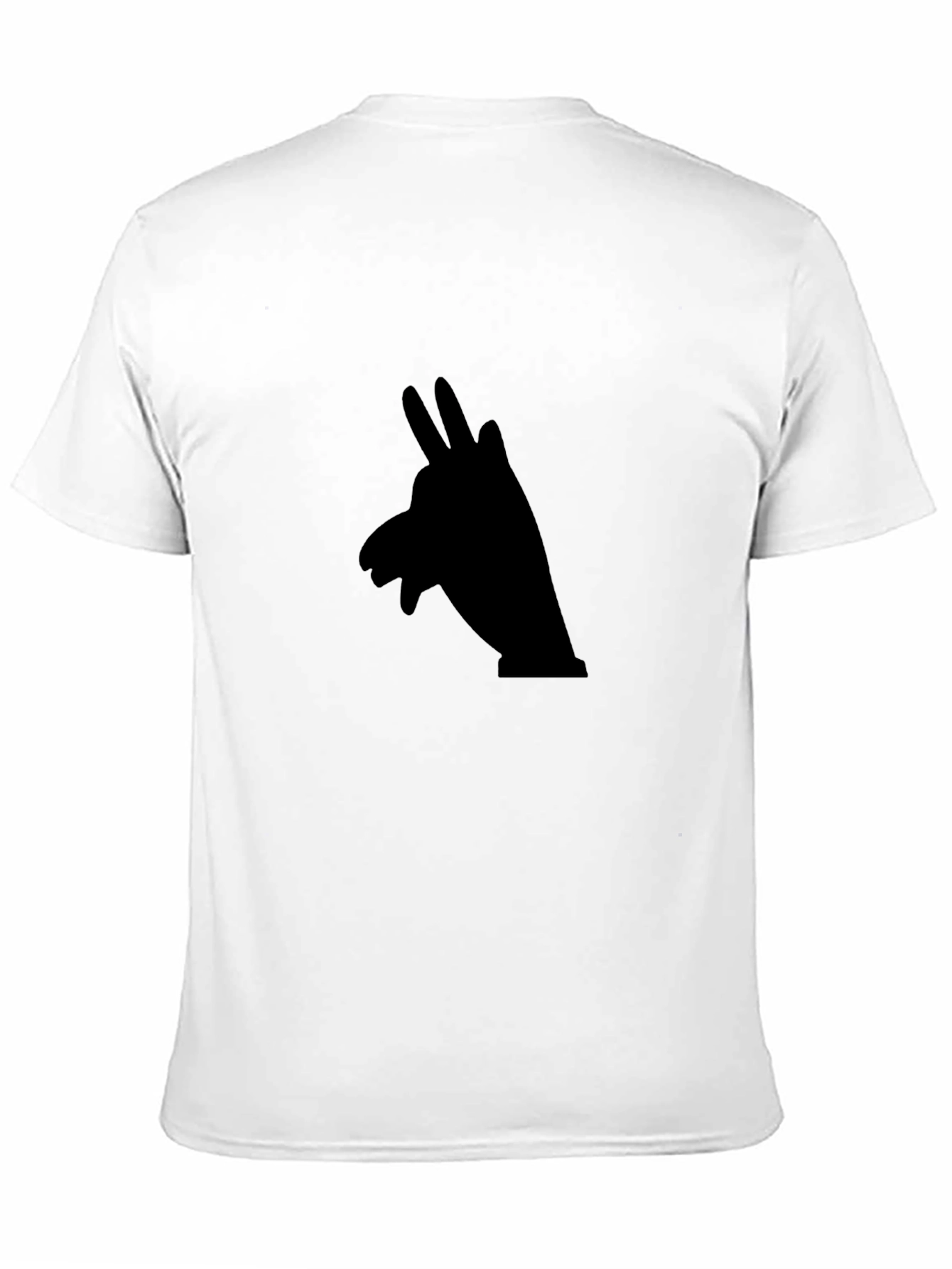Black Shadow Puppet Graphic Tee - Soft Cotton