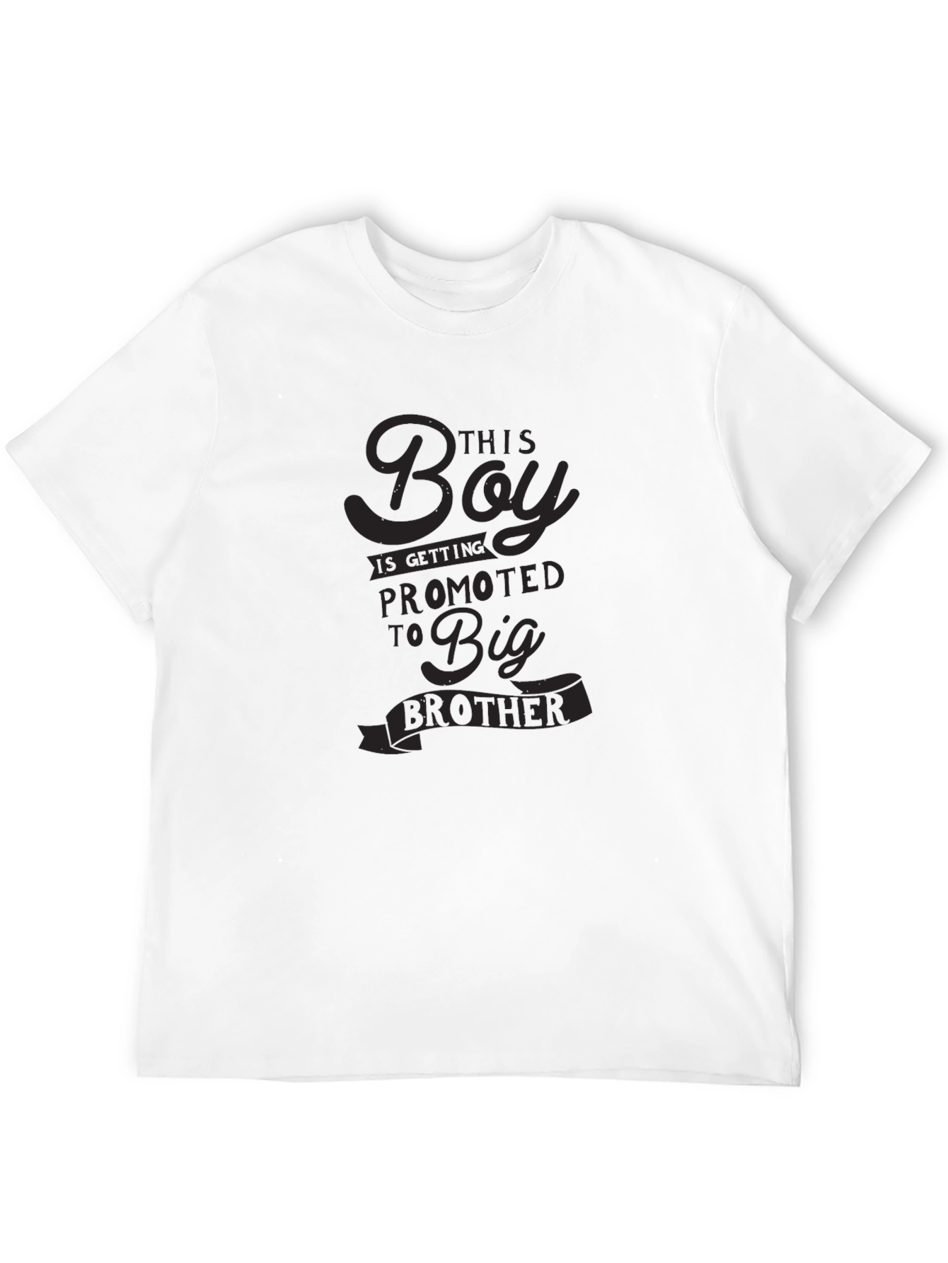 Big Brother to Be T-Shirt - Black