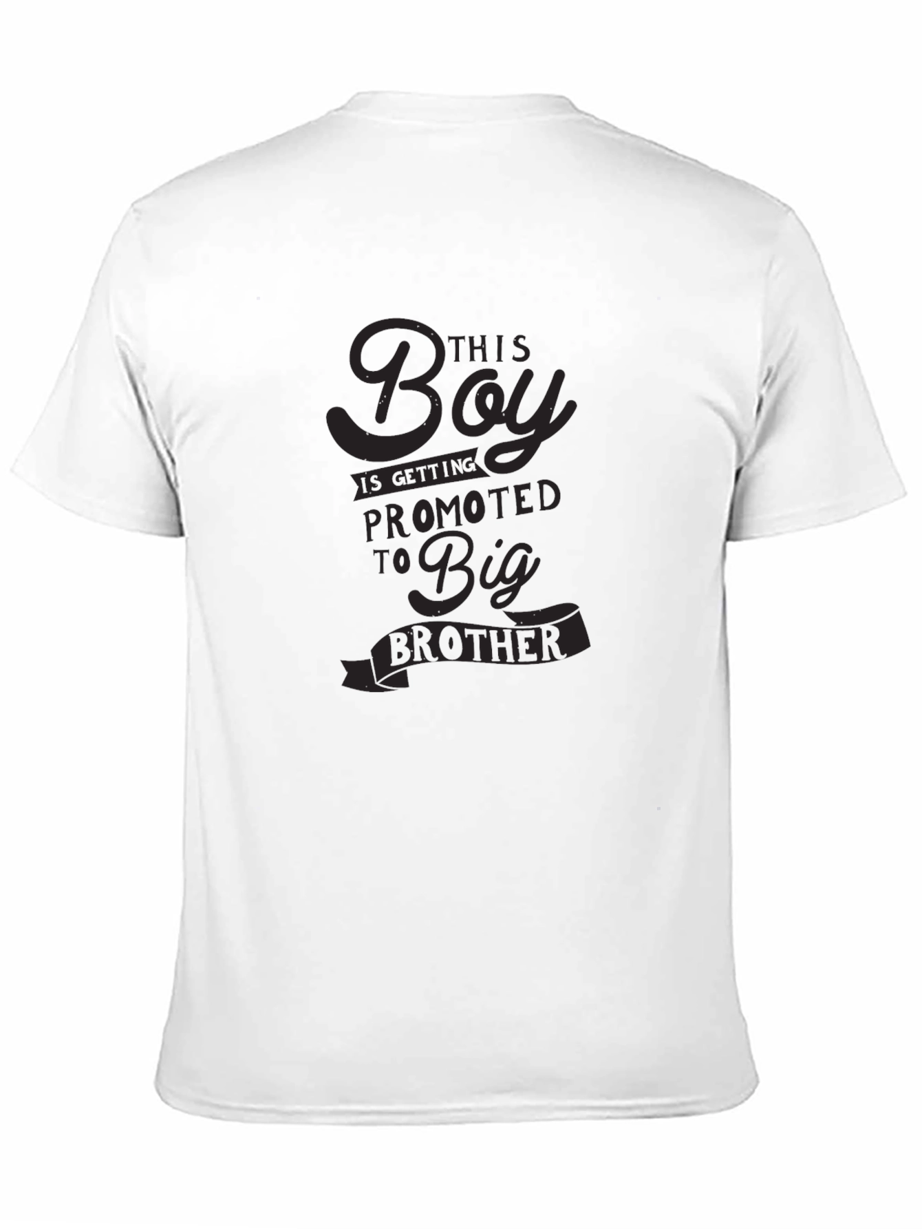 Big Brother to Be T-Shirt - Black