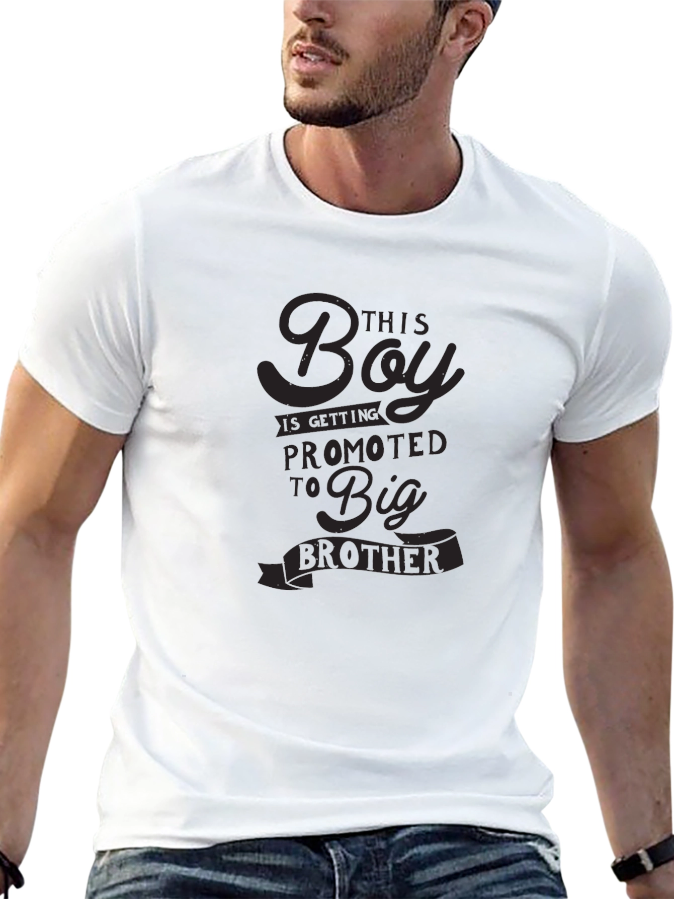 Big Brother to Be T-Shirt - Black