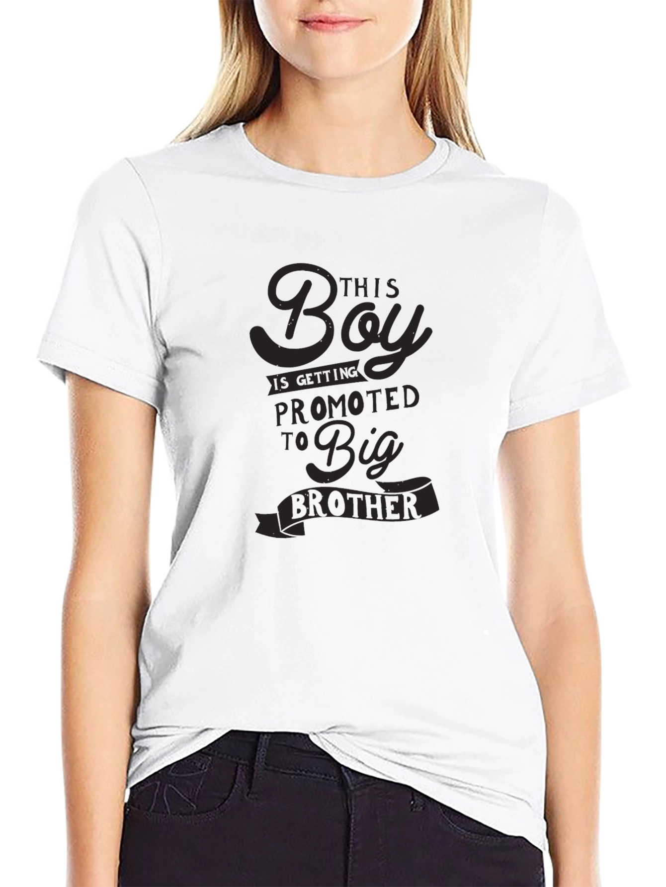 Big Brother to Be T-Shirt - Black