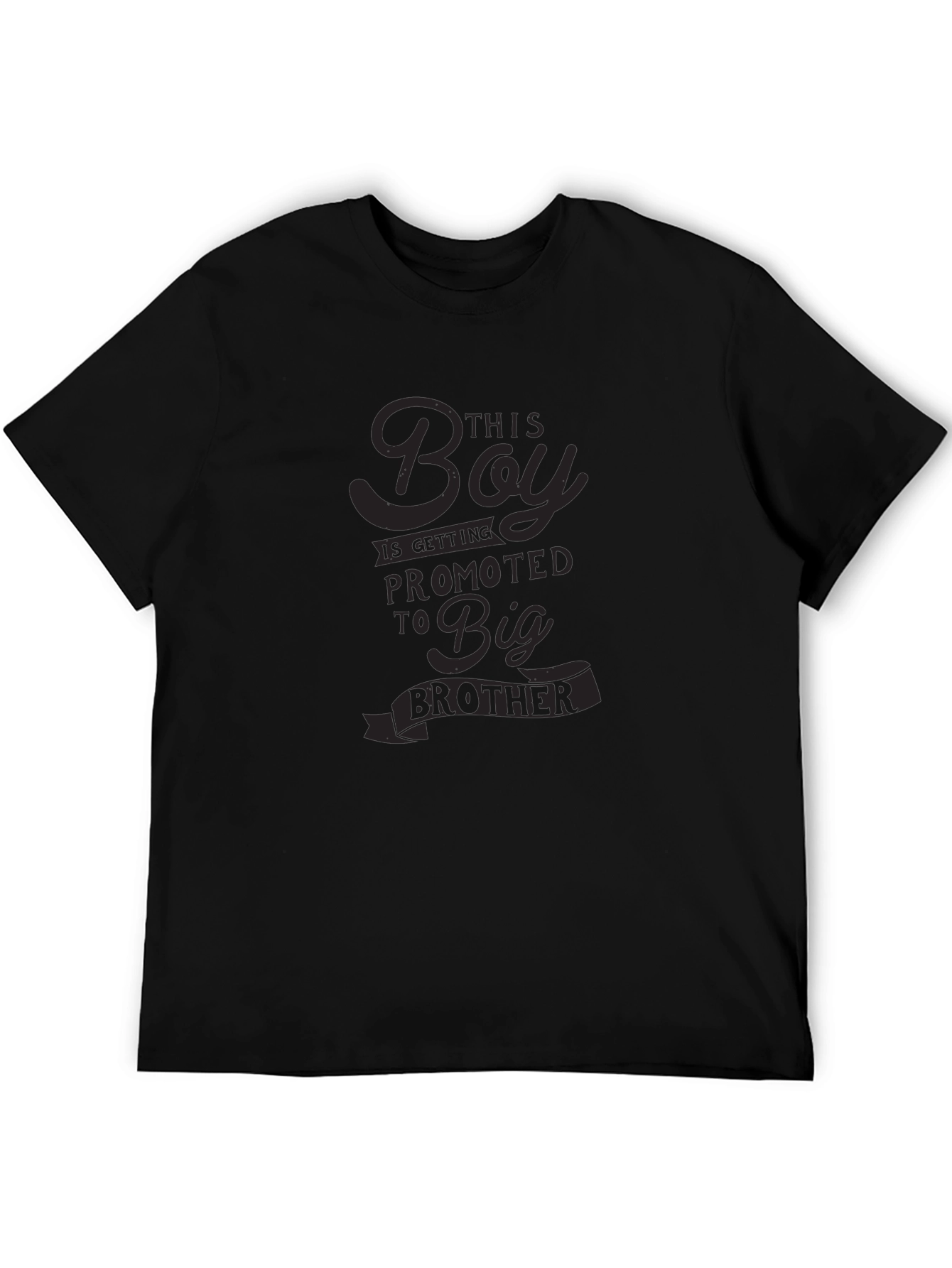 Big Brother to Be T-Shirt - Black