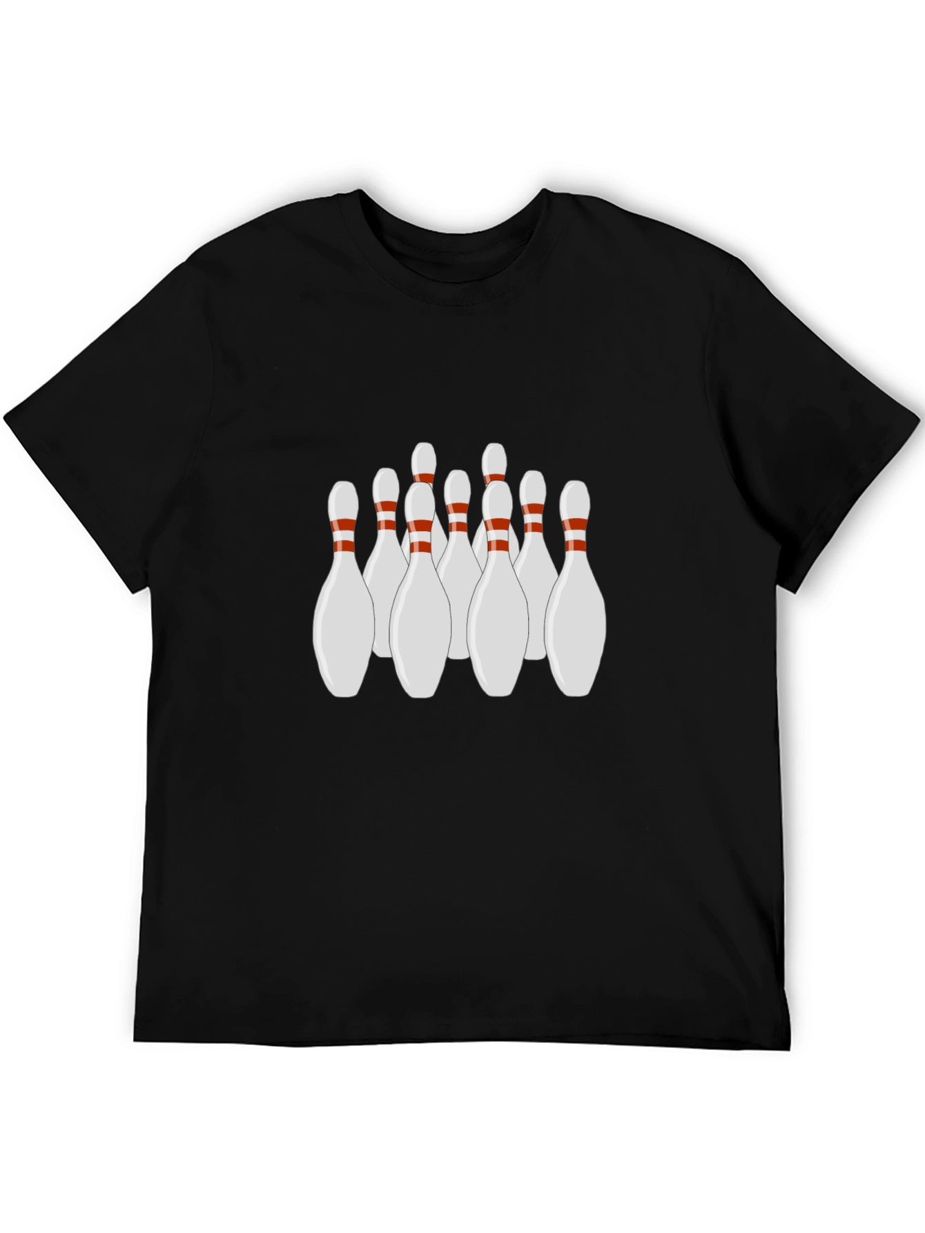 Bowling Pins Graphic T-Shirt - Strike Style!