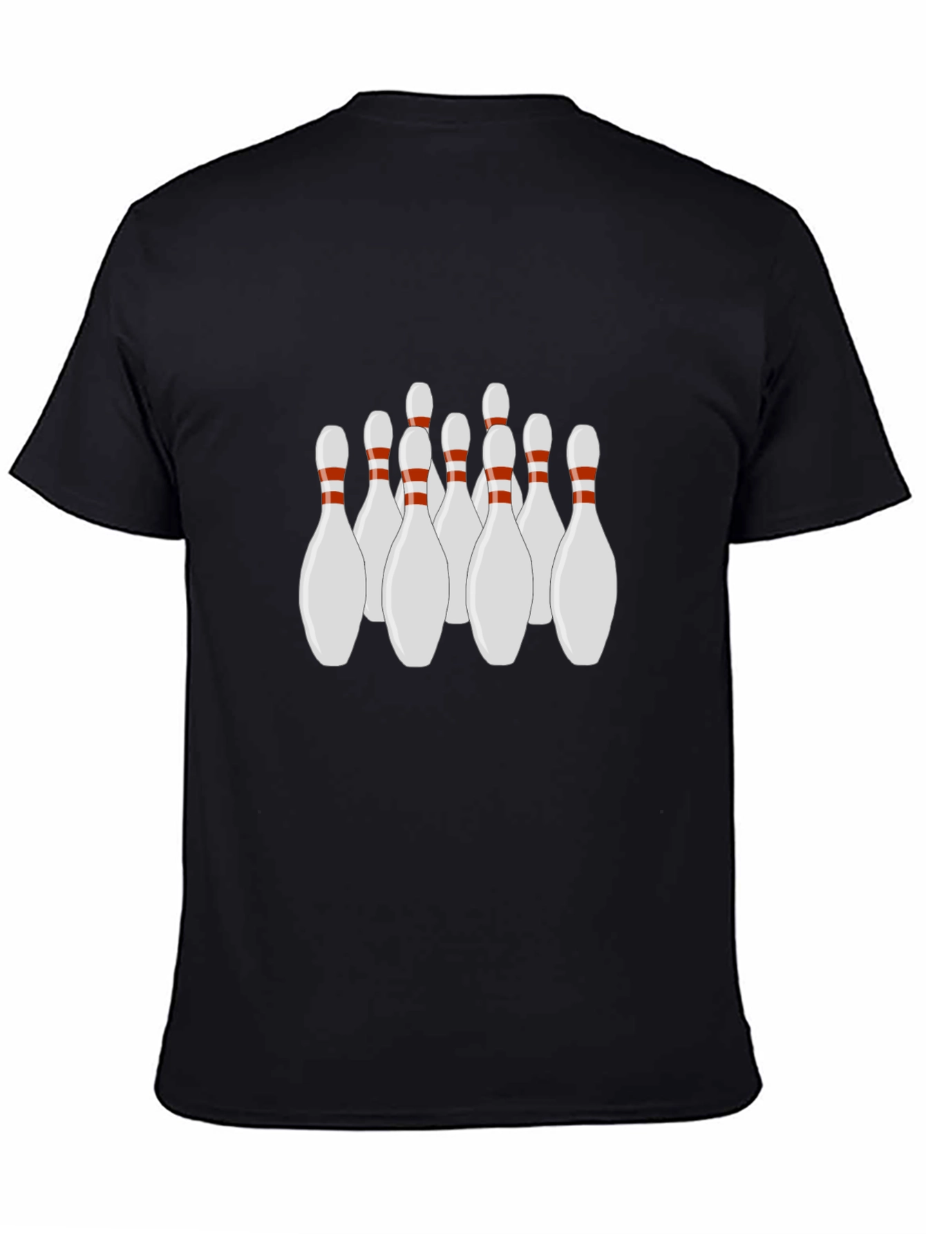 Bowling Pins Graphic T-Shirt - Strike Style!