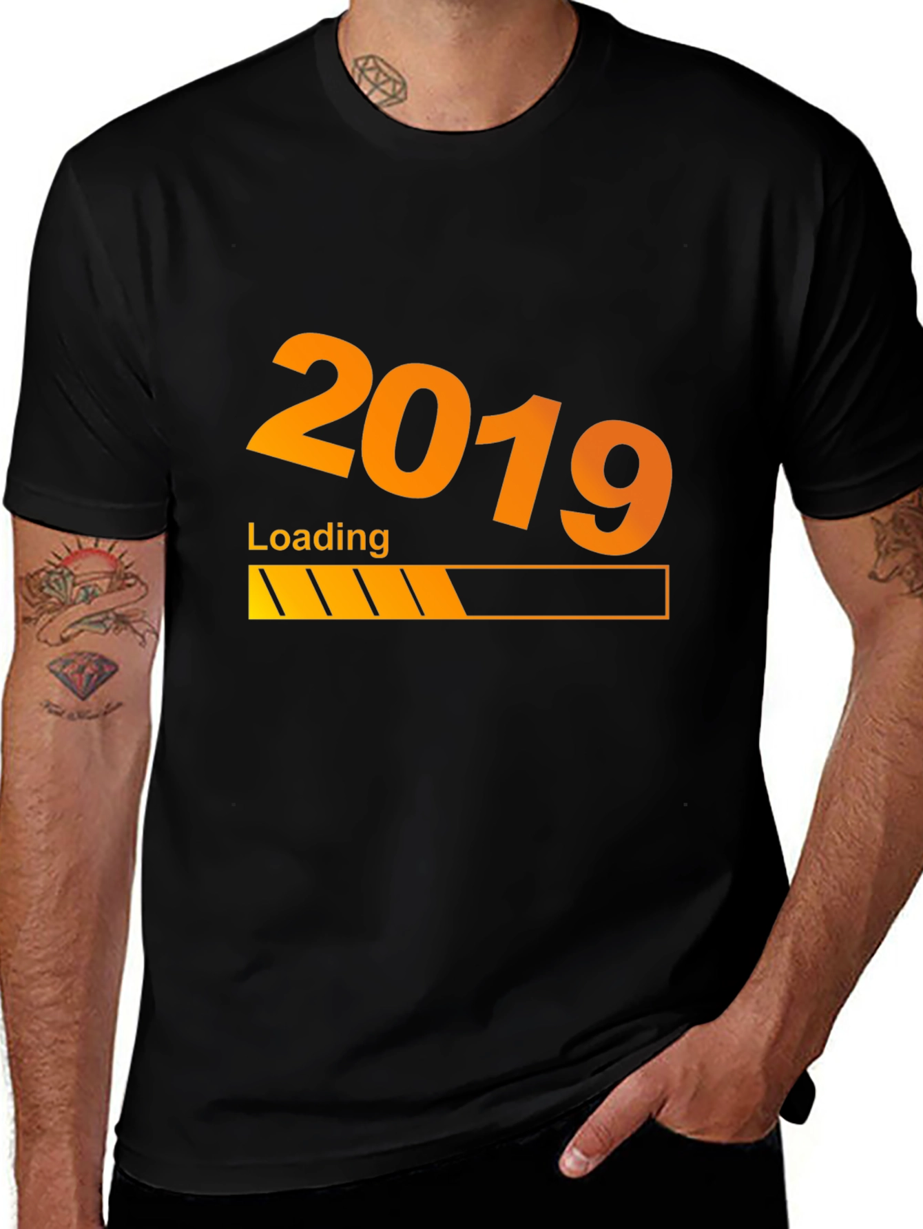 2019 Loading Graphic Tee - Black
