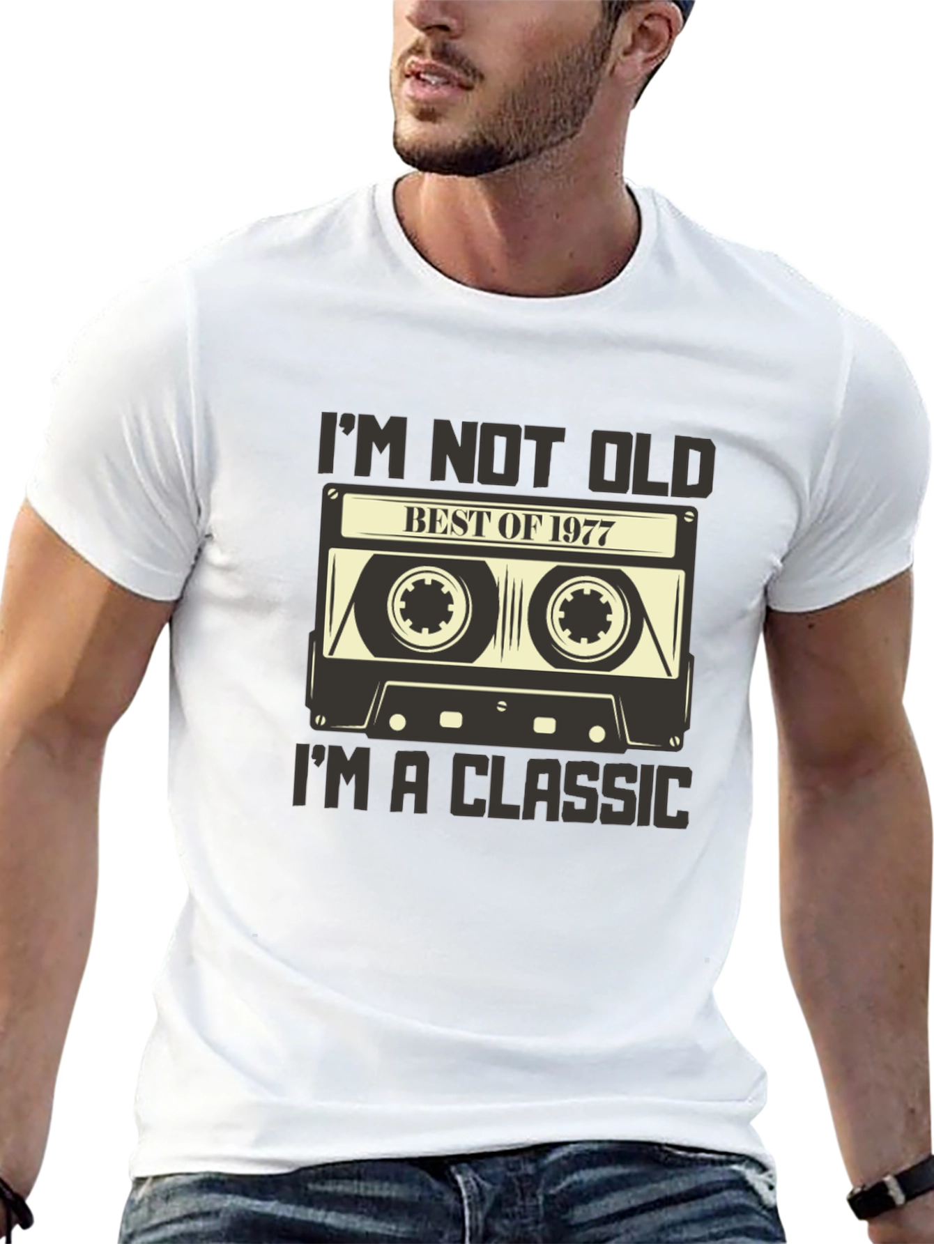 Best of 1977 Cassette Tape Graphic Tee