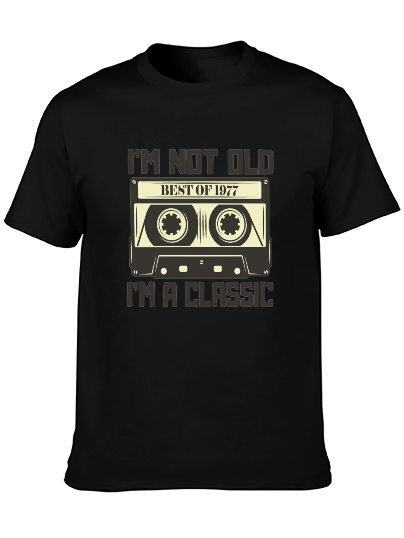 Best of 1977 Cassette Tape Graphic Tee