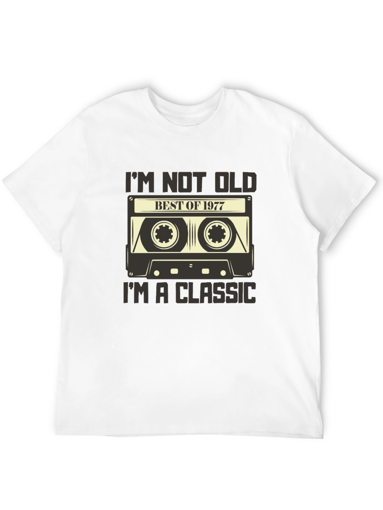 Best of 1977 Cassette Tape Graphic Tee