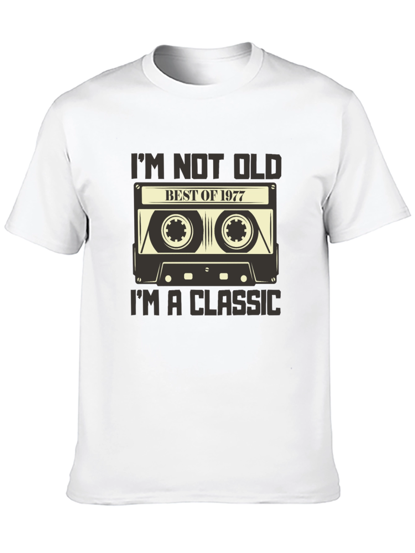 Best of 1977 Cassette Tape Graphic Tee