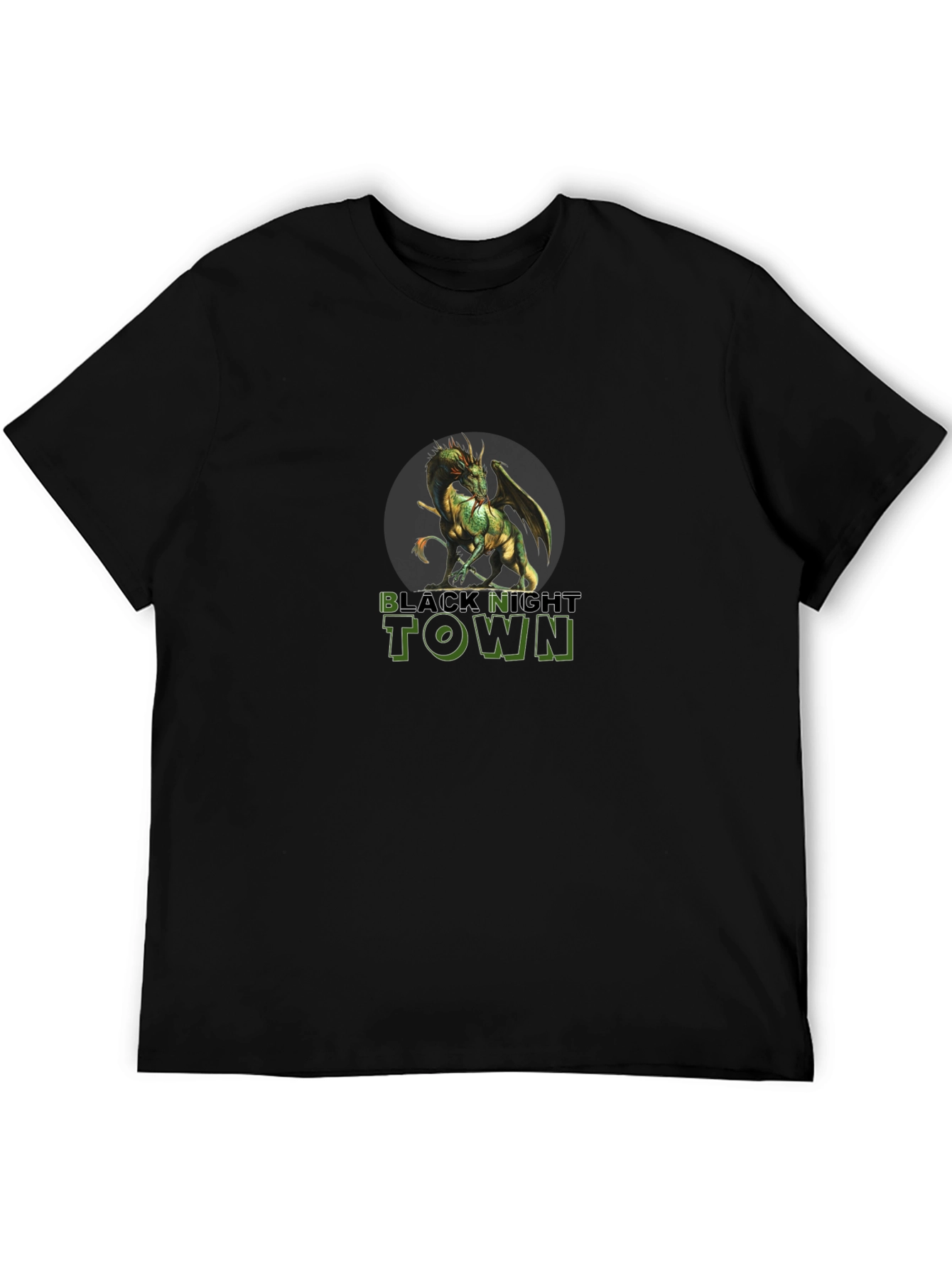 Black Knight Town Dragon Graphic Tee