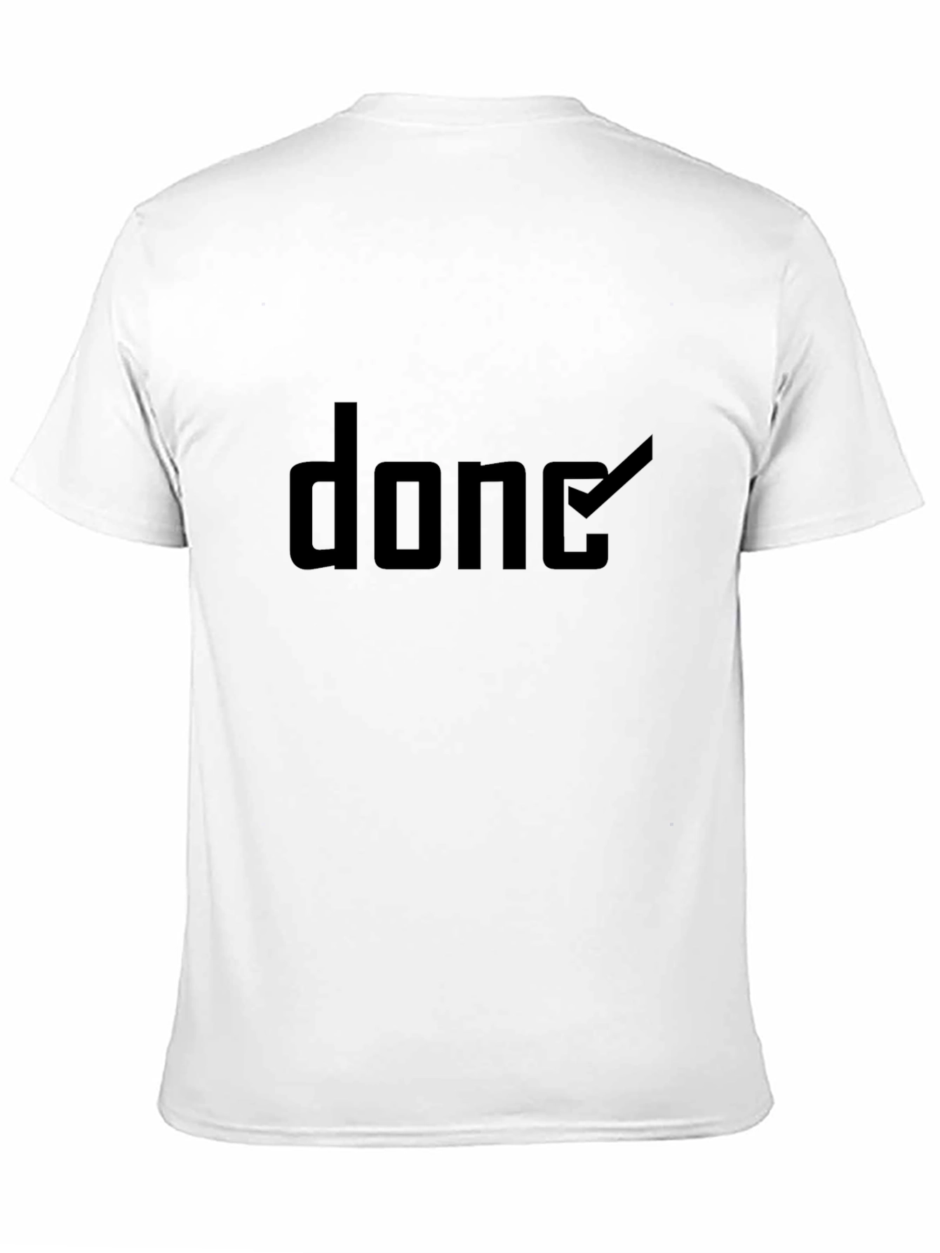 Black Done Graphic Tee - Soft Cotton Blend