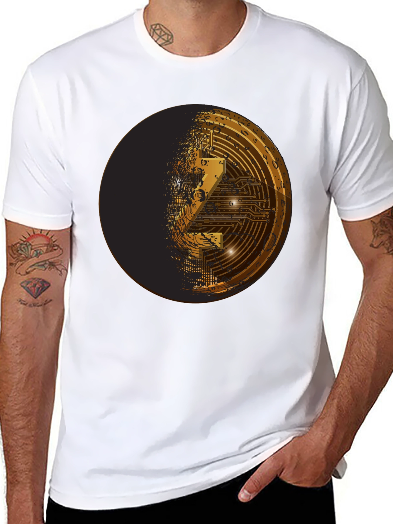 Bitcoin Tech Circuit Tee