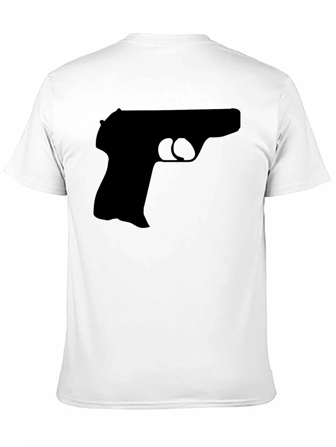 Black Gun Graphic Tee - Bold Statement