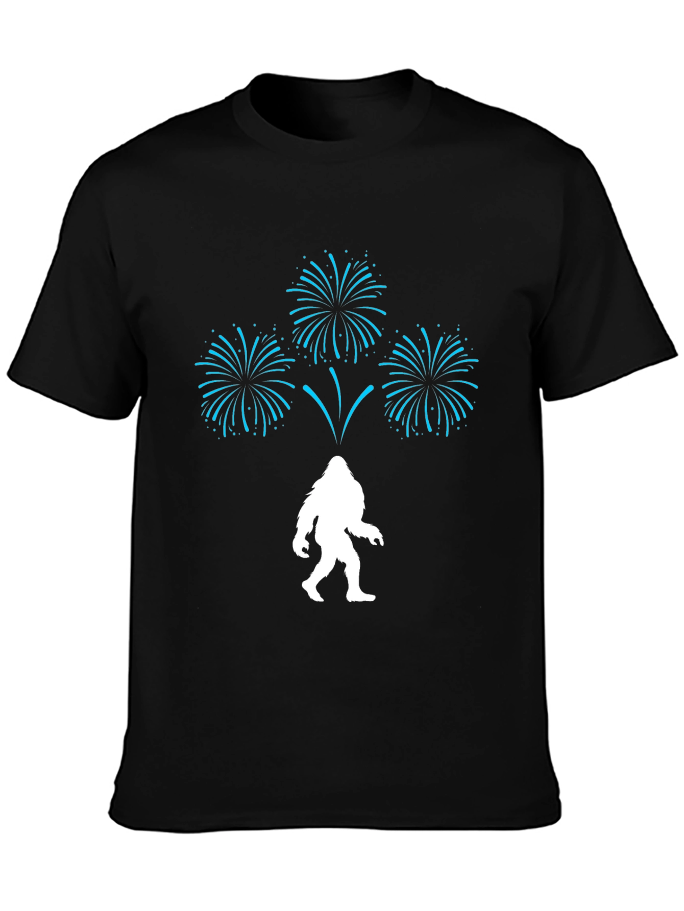 Bigfoot Fireworks Graphic Tee - Black