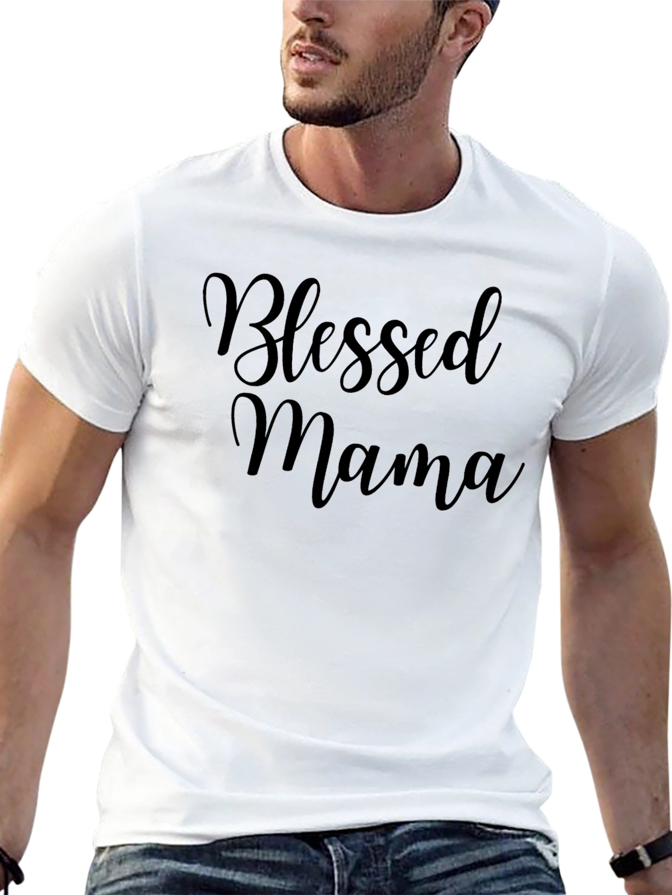 Blessed Mama Black T-Shirt - Mothers Day Gift