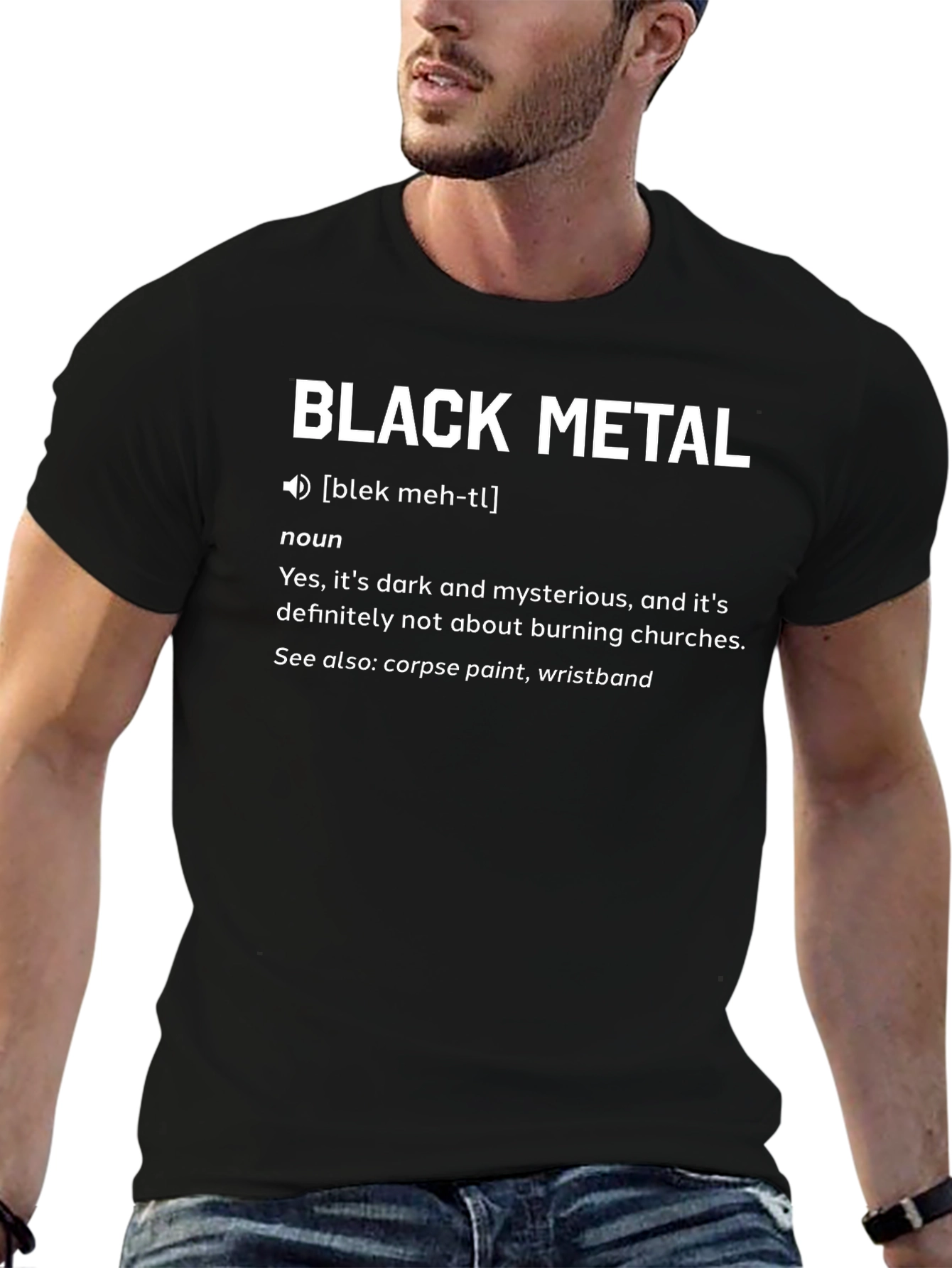 Black Metal Definition Graphic Tee