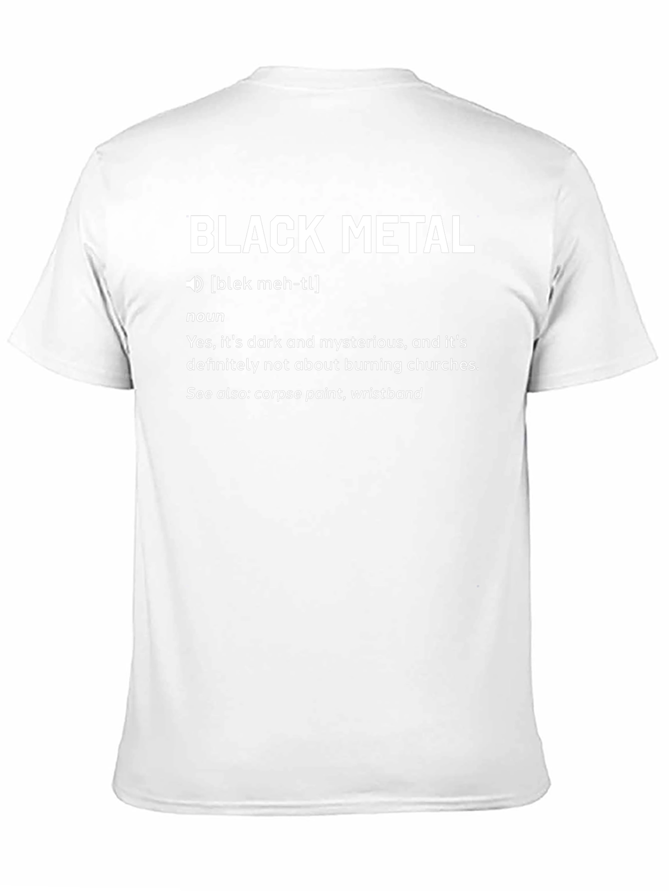 Black Metal Definition Graphic Tee
