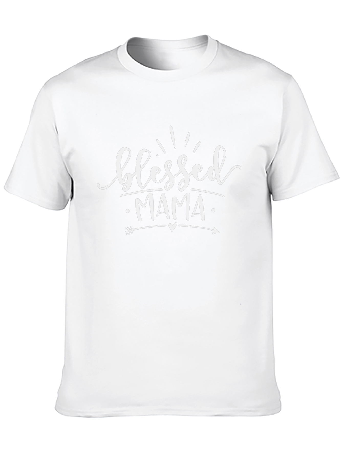 Blessed Mama Graphic Tee - Black