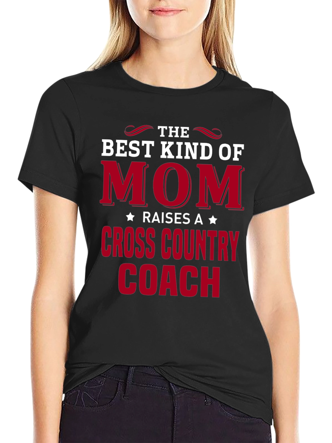 Best Mom Cross Country Coach T-Shirt