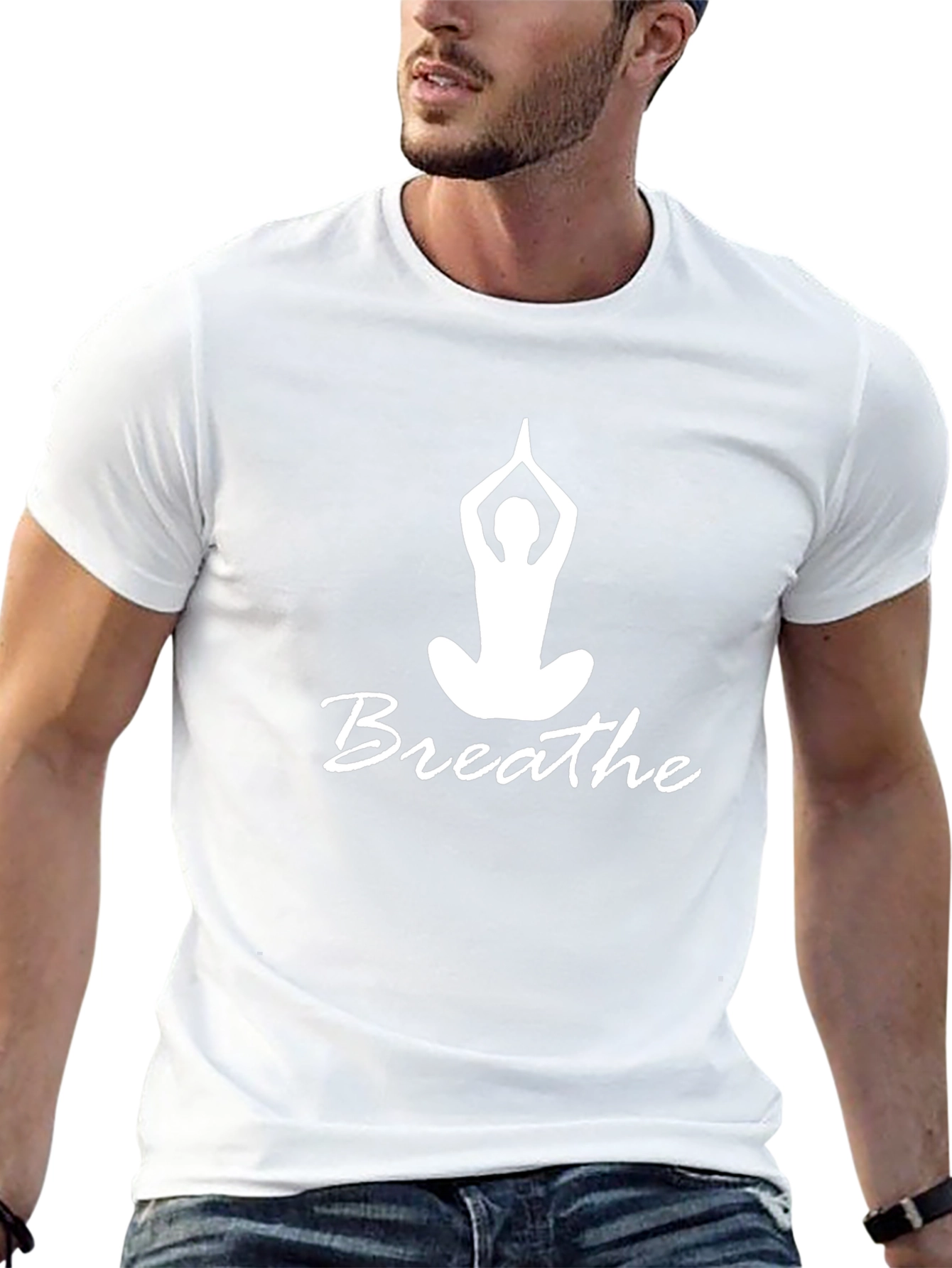 Breathe Yoga Black T-Shirt