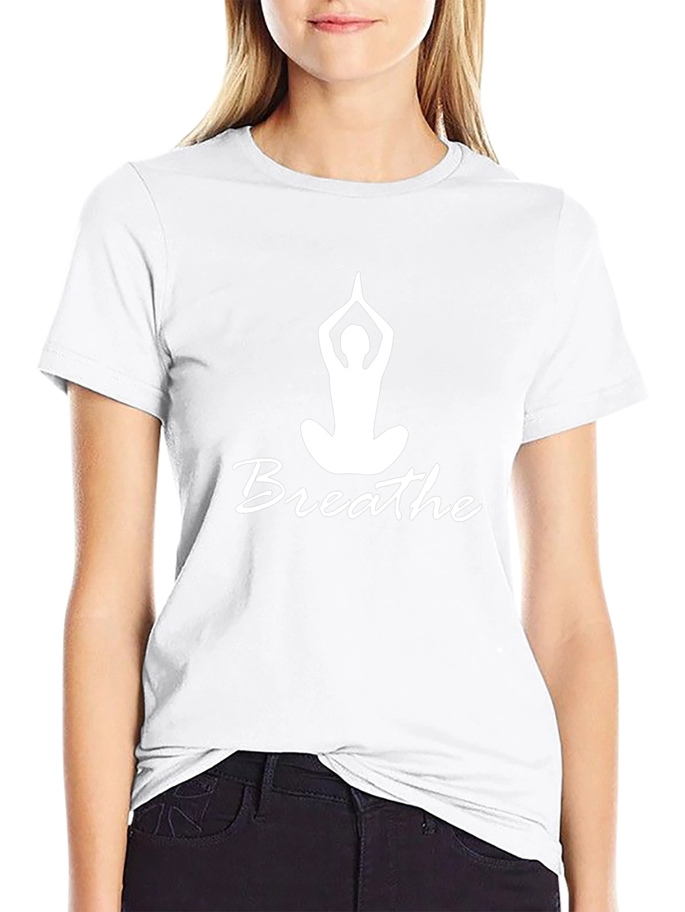 Breathe Yoga Black T-Shirt