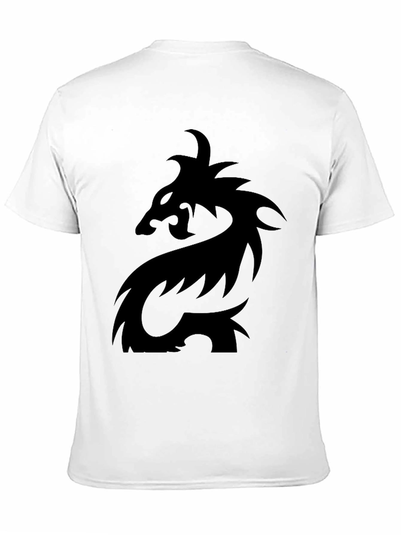 Black Dragon Graphic Tee - Mens Casual T-Shirt