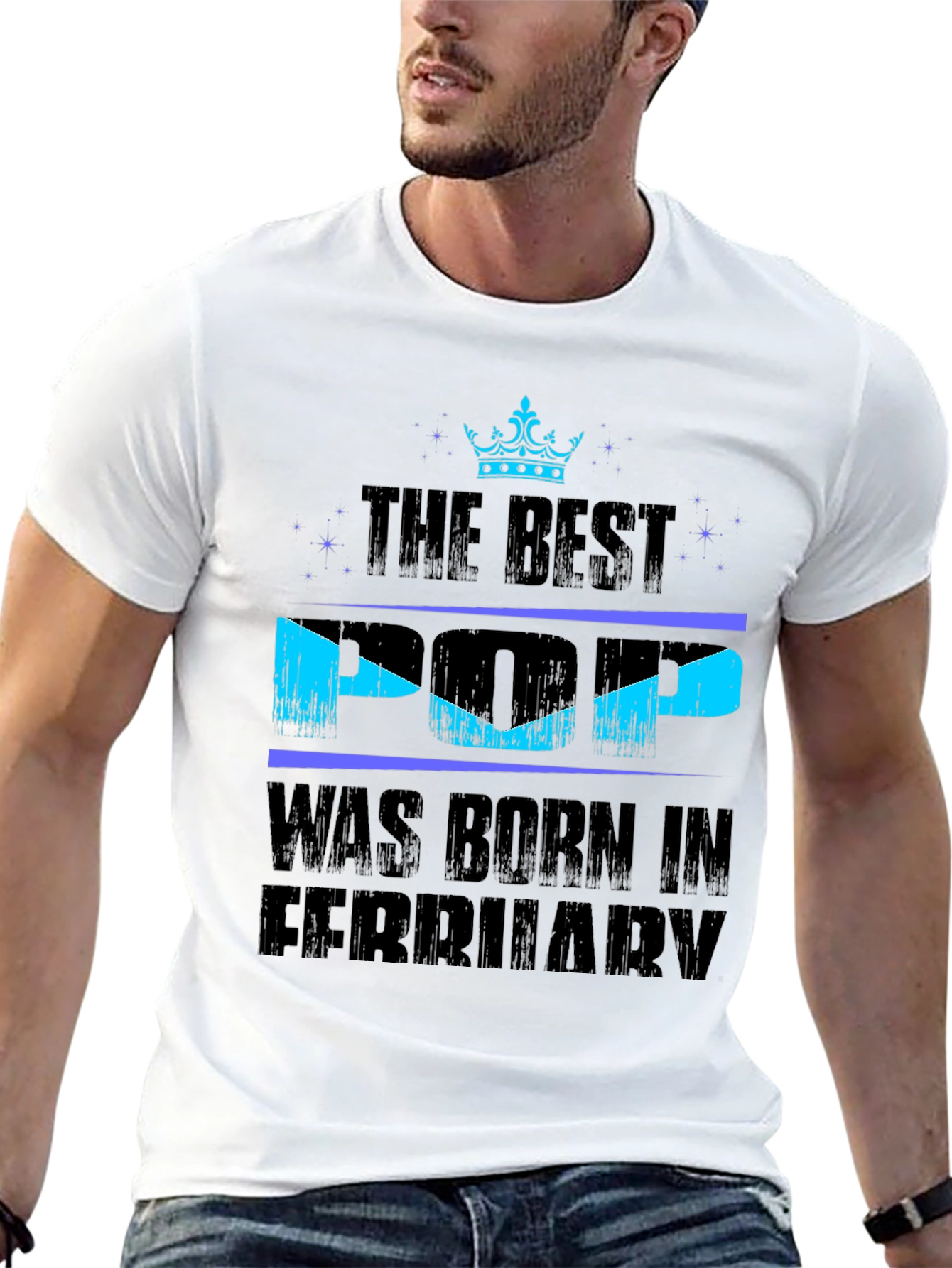 Best Pop Born in February T-Shirt