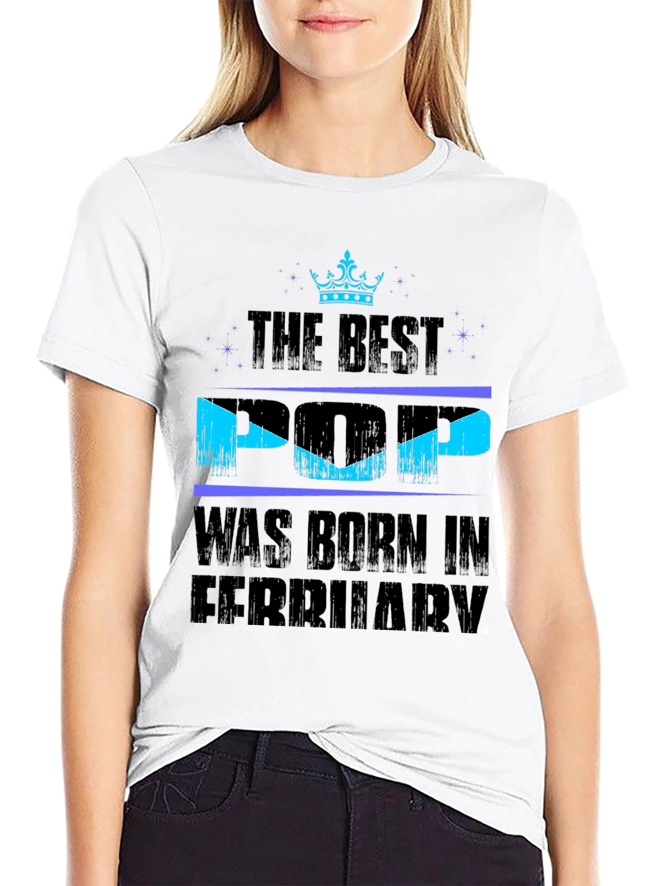 Best Pop Born in February T-Shirt