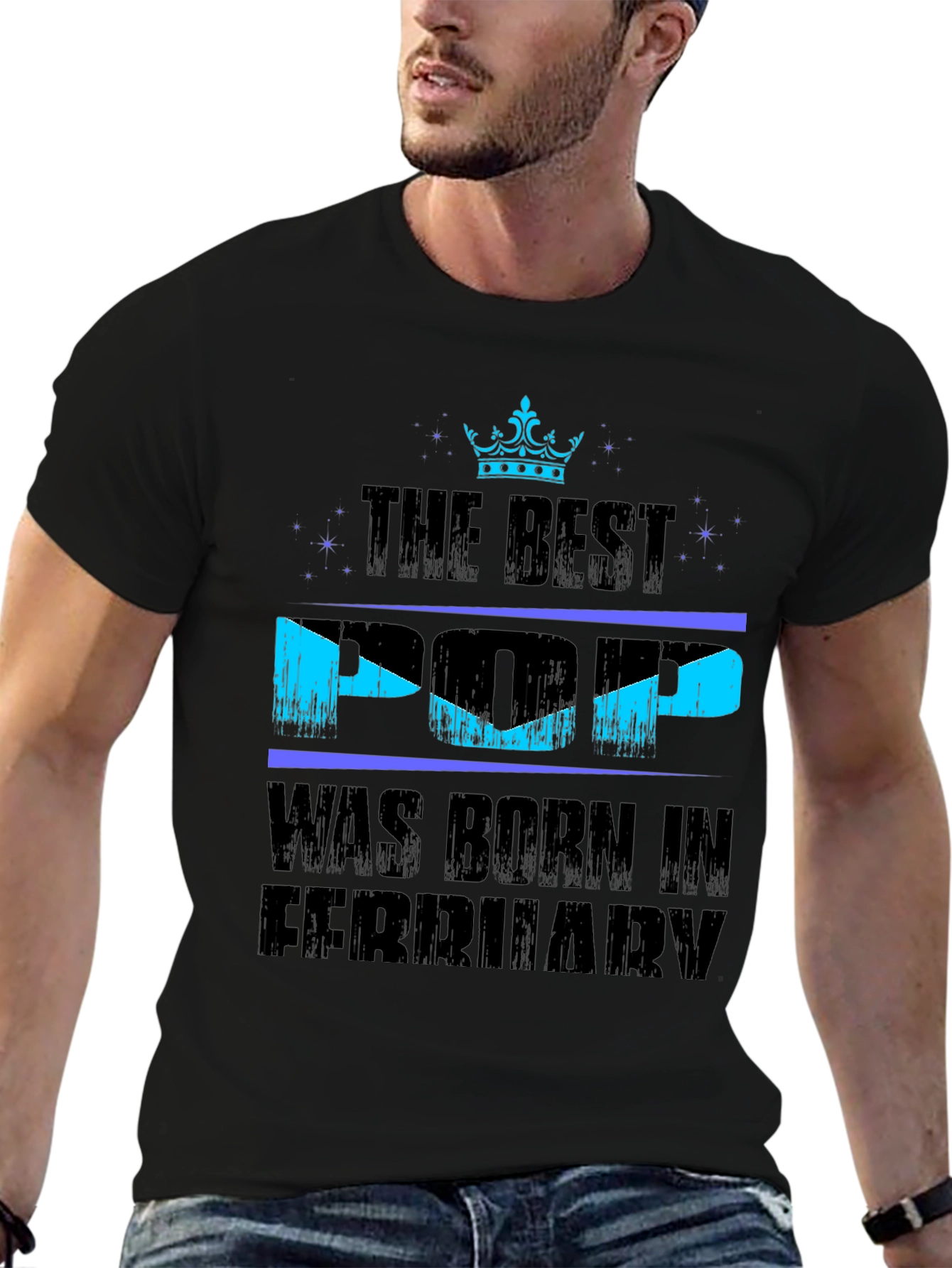 Best Pop Born in February T-Shirt