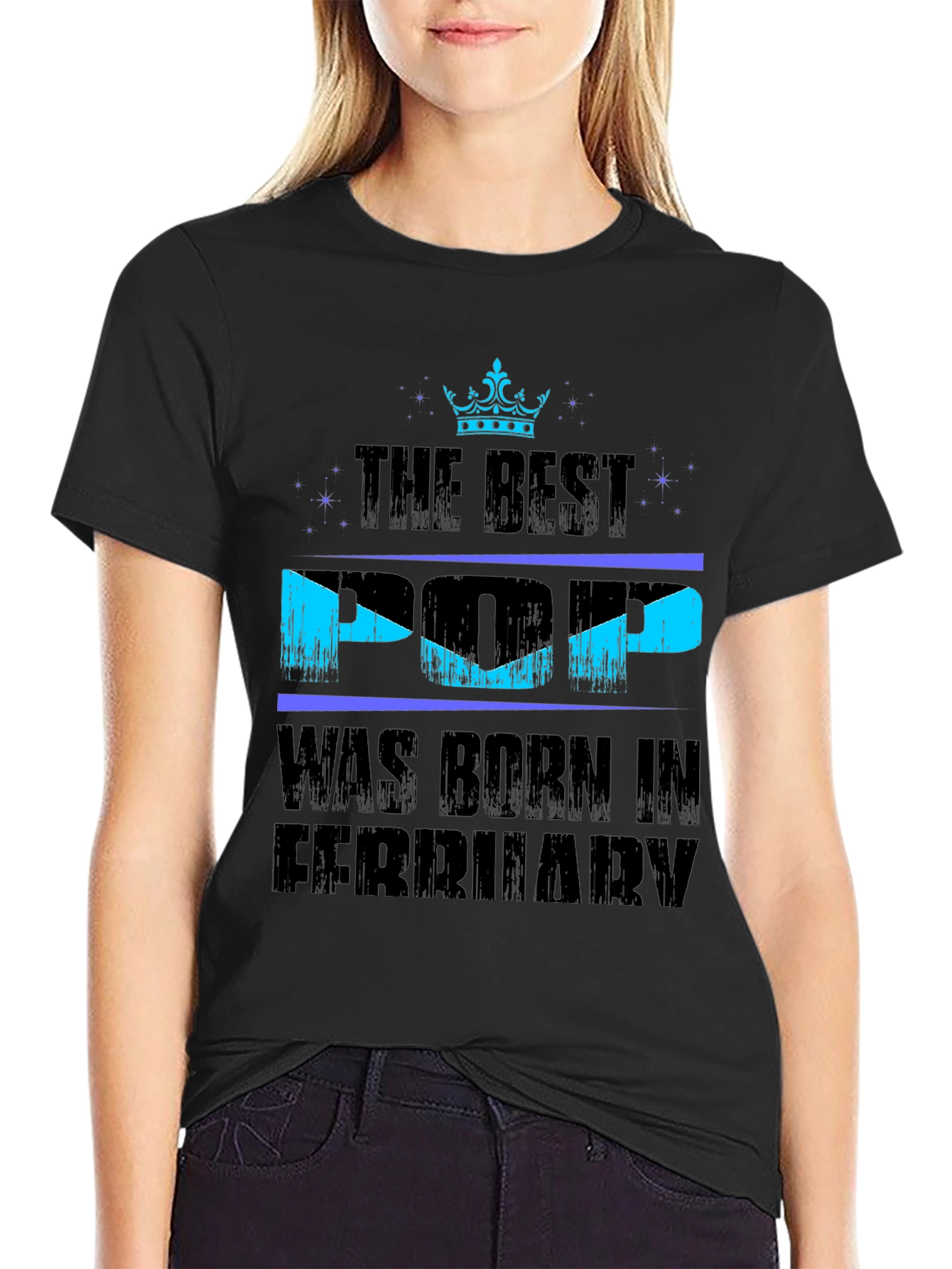 Best Pop Born in February T-Shirt