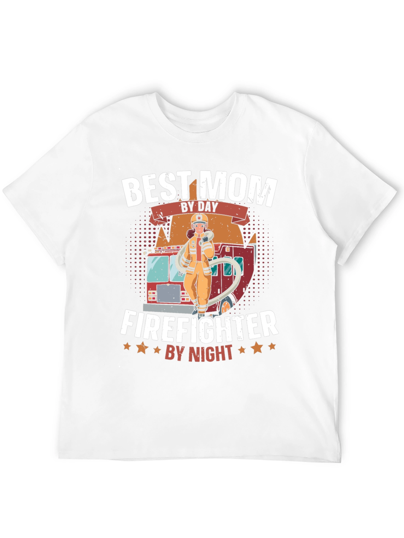 Best Mom Firefighter T-Shirt
