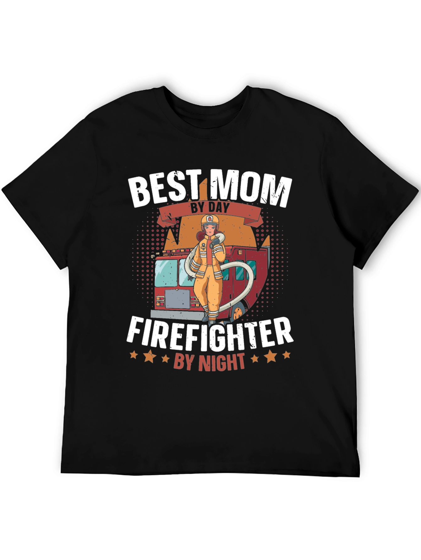 Best Mom Firefighter T-Shirt